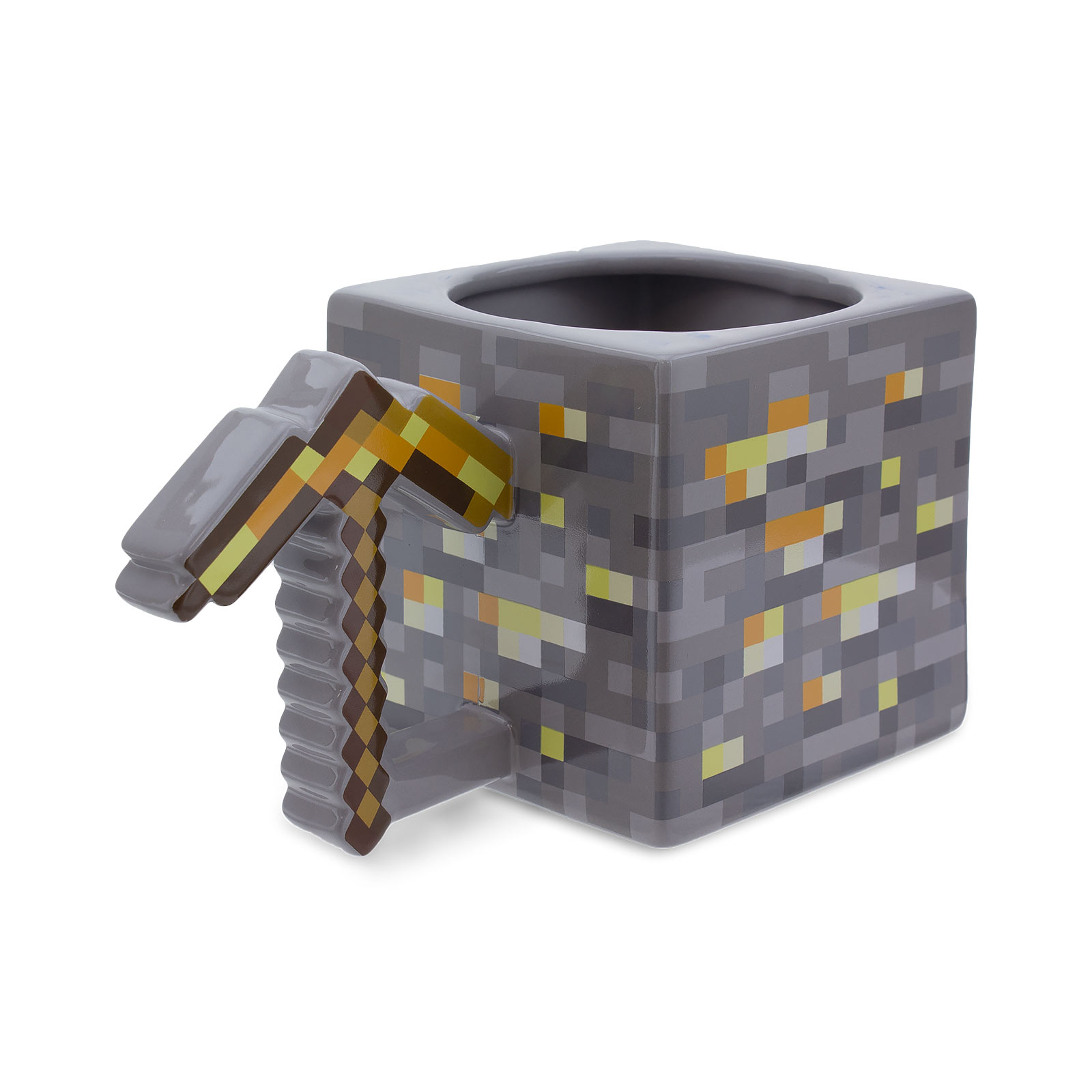 Minecraft - Gold Pickaxe Cup with 3D Handle