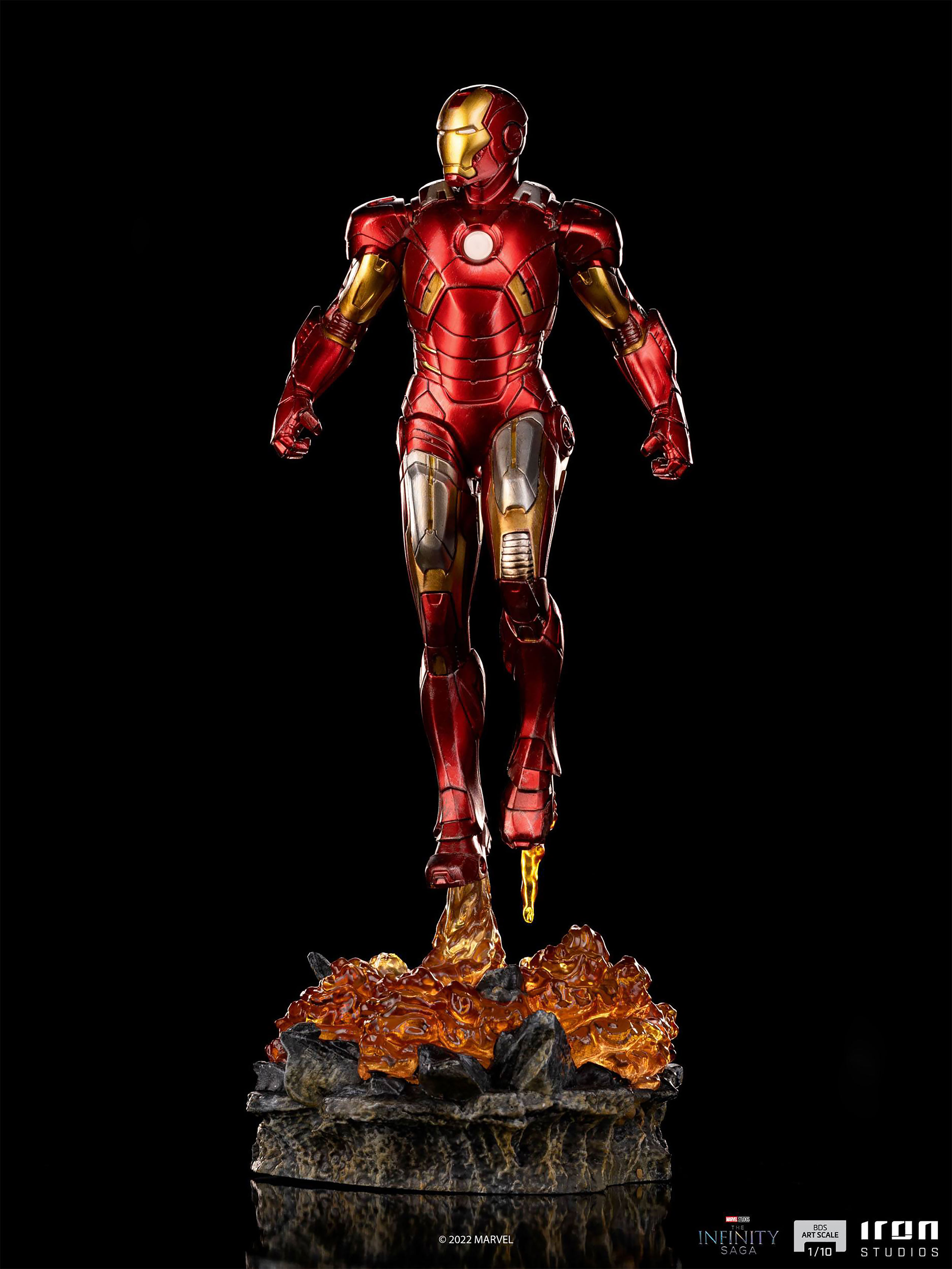Iron Man - The Infinity Saga BDS Art Scale Deluxe Statue mit Leuchtfunktion