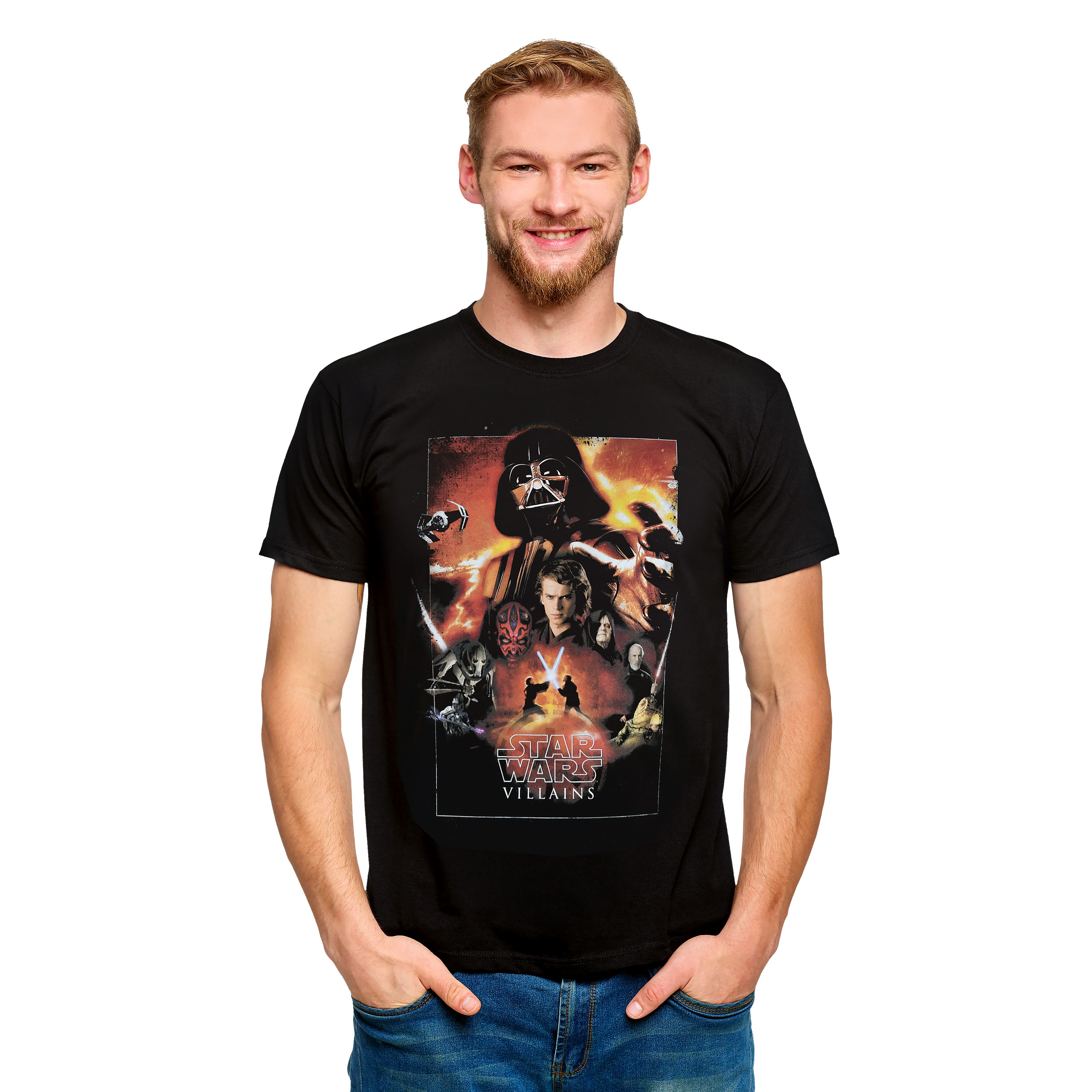 Star Wars - Villains T-shirt zwart