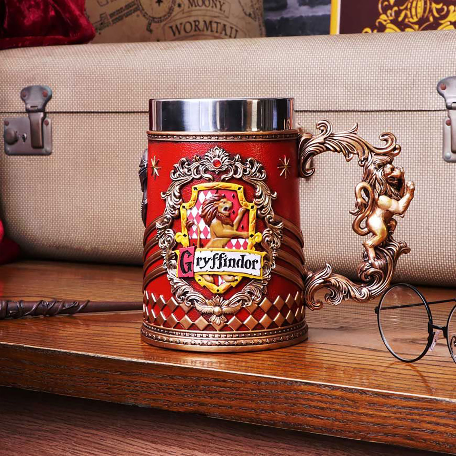 Harry Potter - Mug de luxe avec le logo de Gryffindor