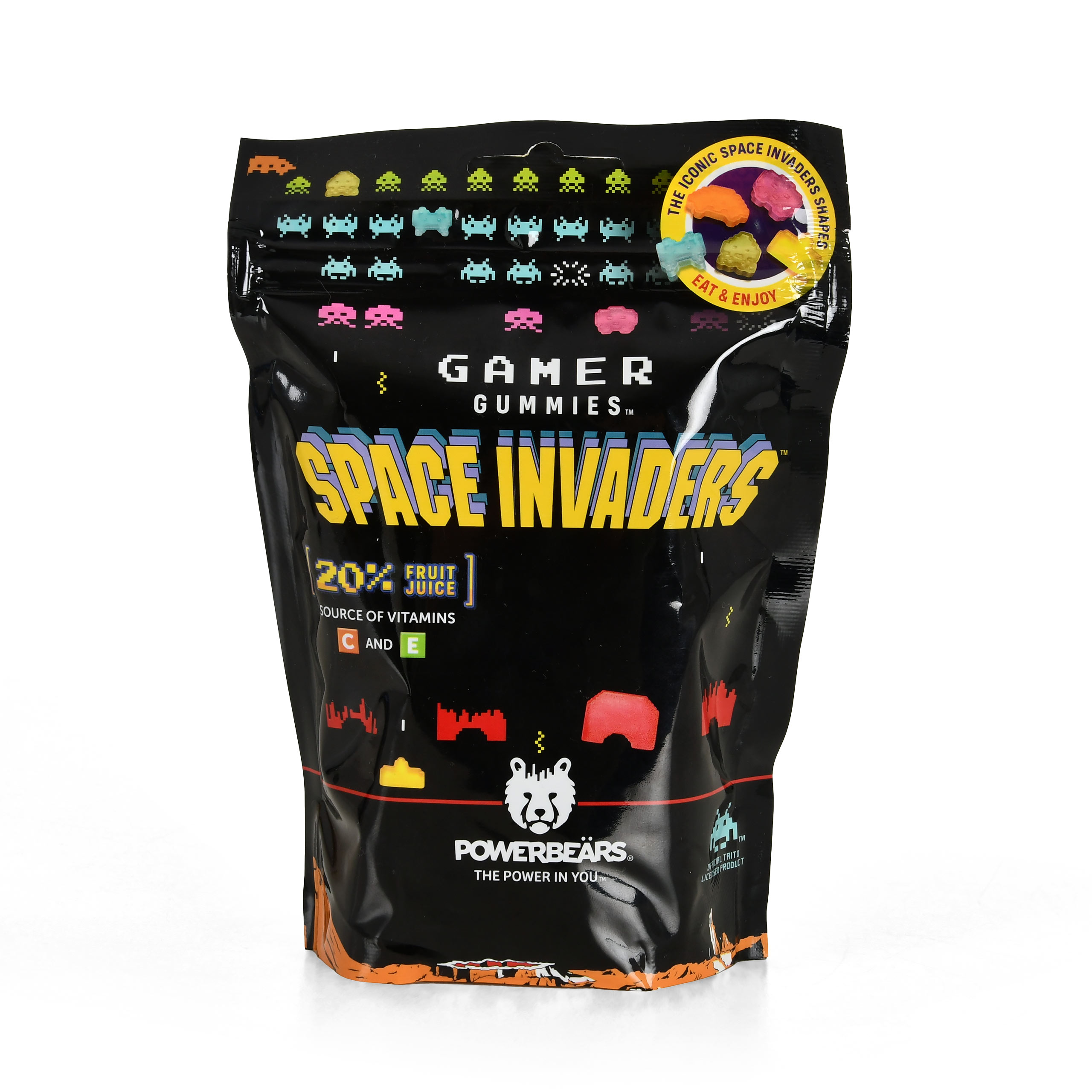 Space Invaders - Powerbeärs Fruit Gummies