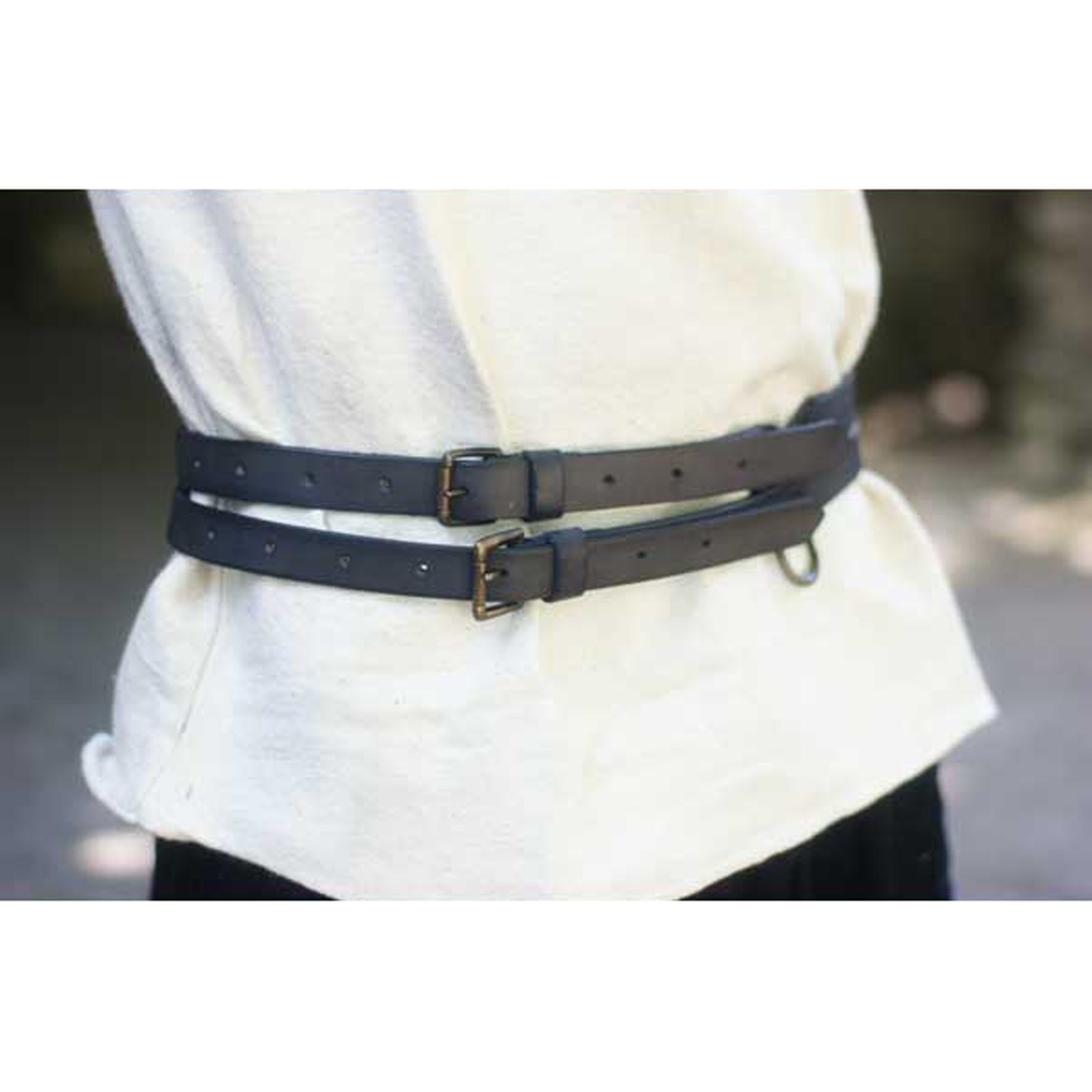 Leather Belt Twin Belt