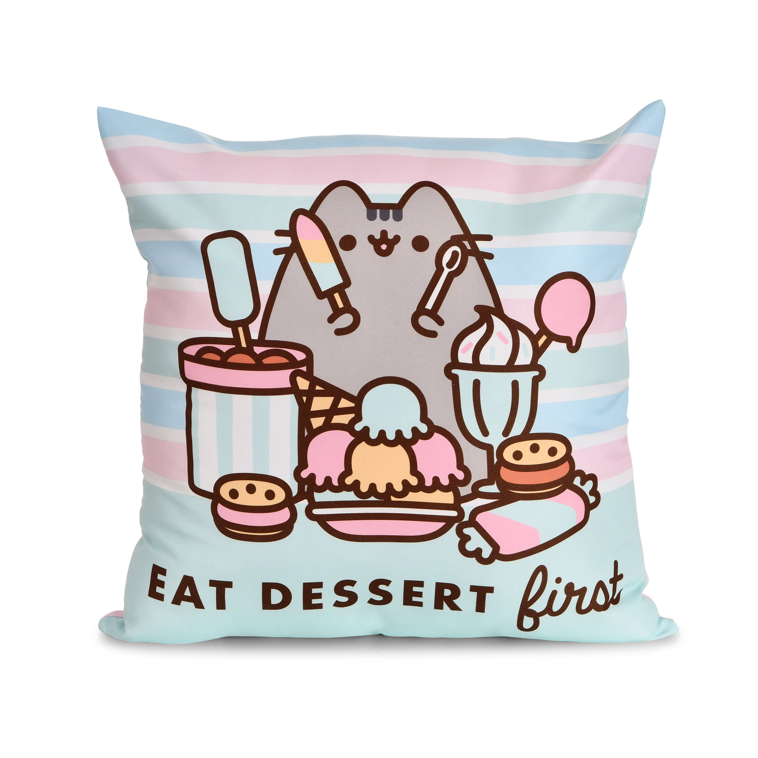 Pusheen - Eat Dessert First pillow