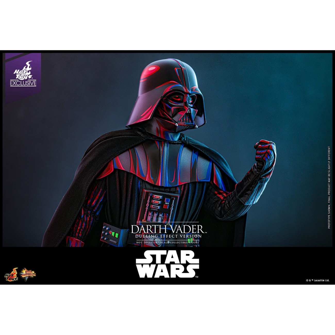Star Wars Movie Masterpiece figurka kolekcjonerska 1/6 Darth Vader (Dueling Effect Version) Hot Toys Exclusive 35 cm