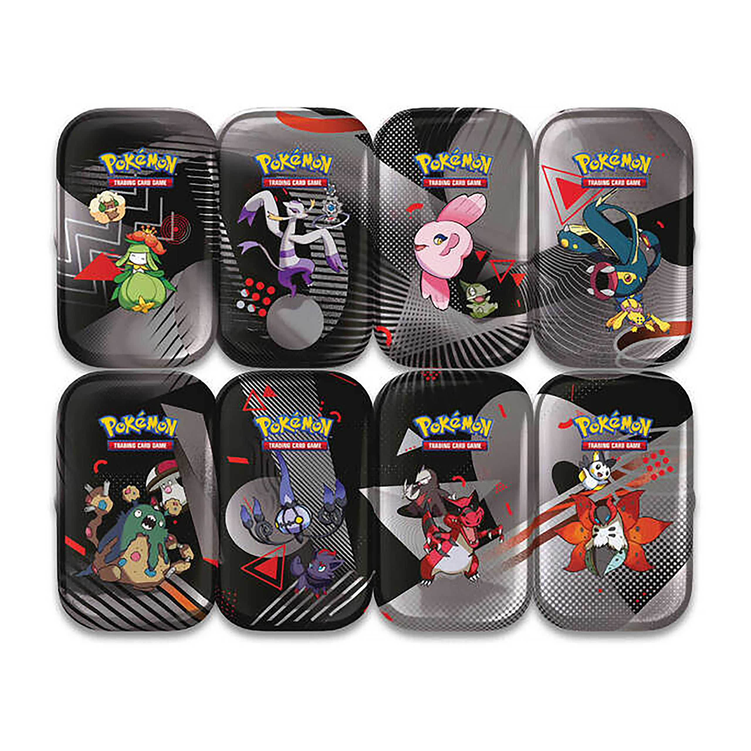 Pokemon - Schwarze Blitze & Weisse Flamme Sammelkarten Tin Box 8er Display