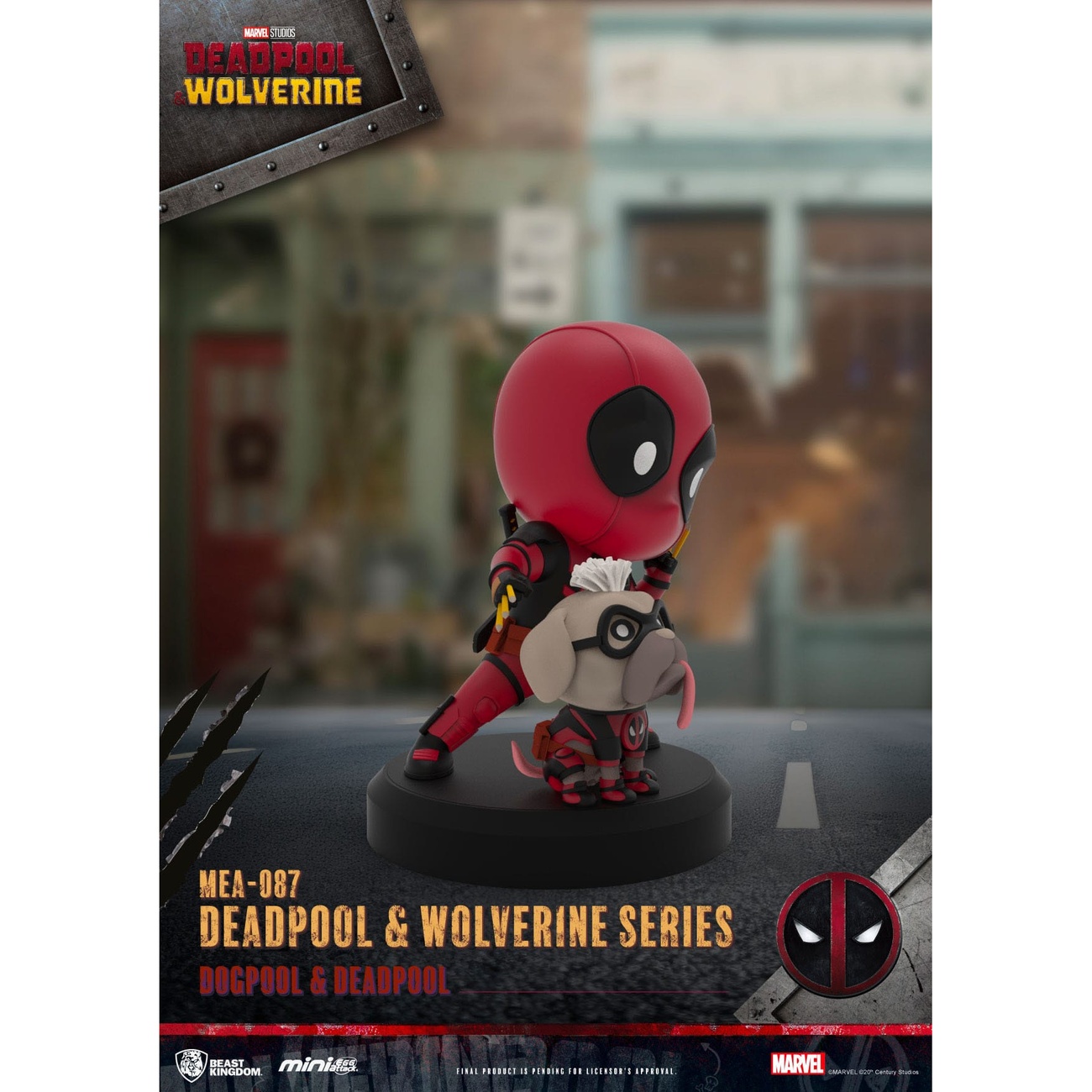 Deadpool 3 Serie Deadpool & Wolverine Set de figuras Mini Egg Attack 8 cm