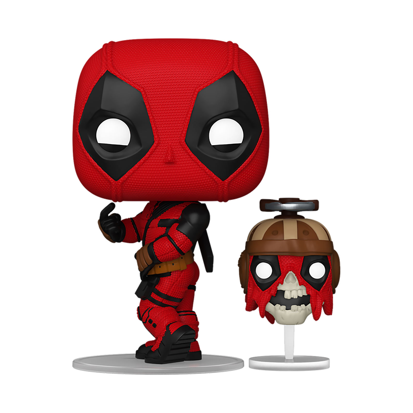 Deadpool con Headpool Funko Pop Figura con testa oscillante