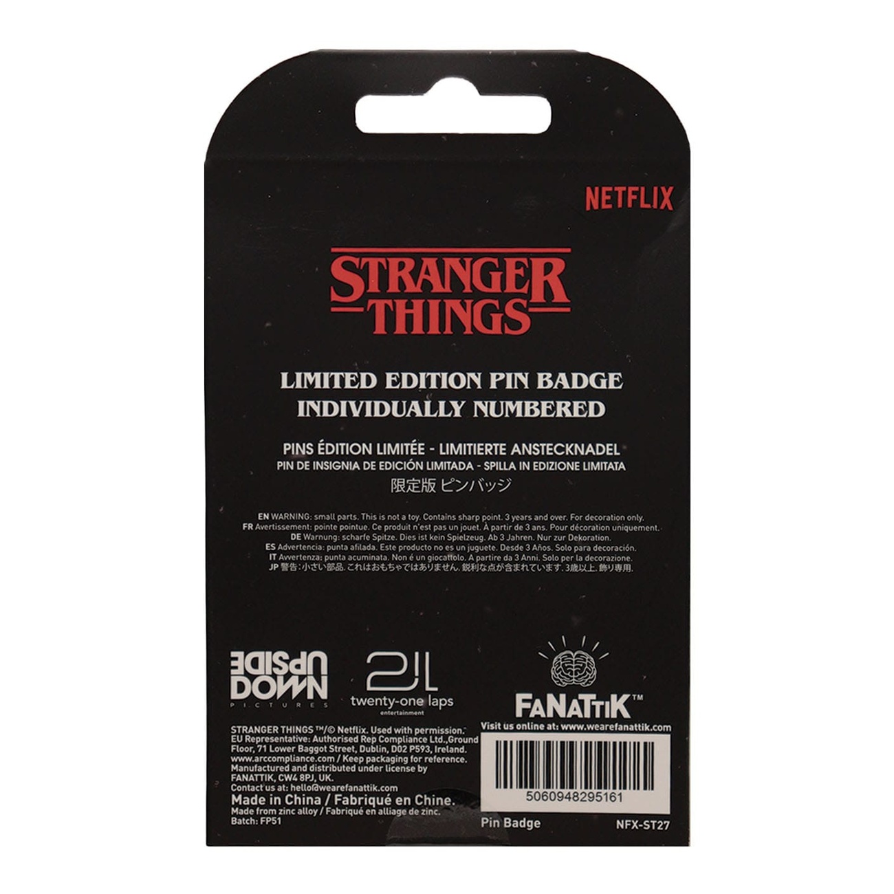 Stranger Things Przypinka The Squawk Limited Edition