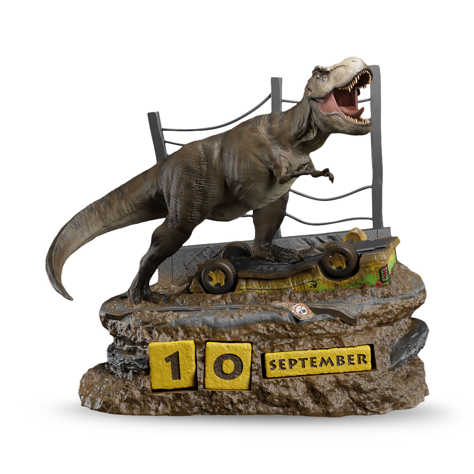 Jurassic Park - T-Rex Calendario 3D Anual