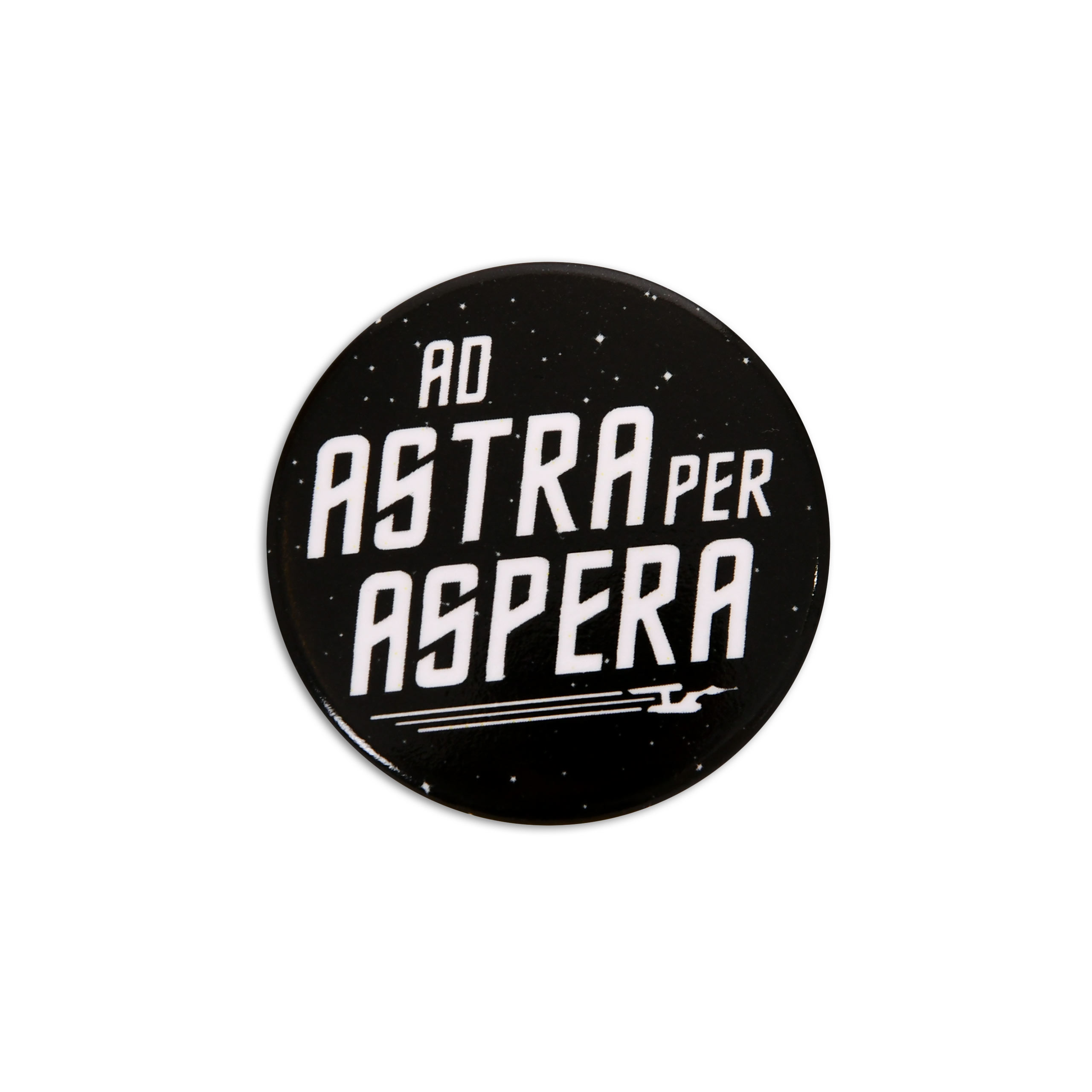Ad Astra Per Aspera Button for Star Trek Fans