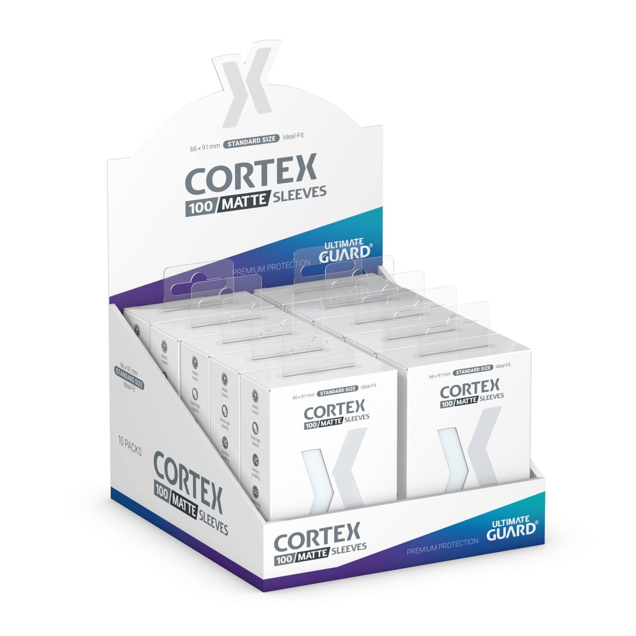 Ultimate Guard Cortex Sleeves Mate Standard Size (100) - Transparente