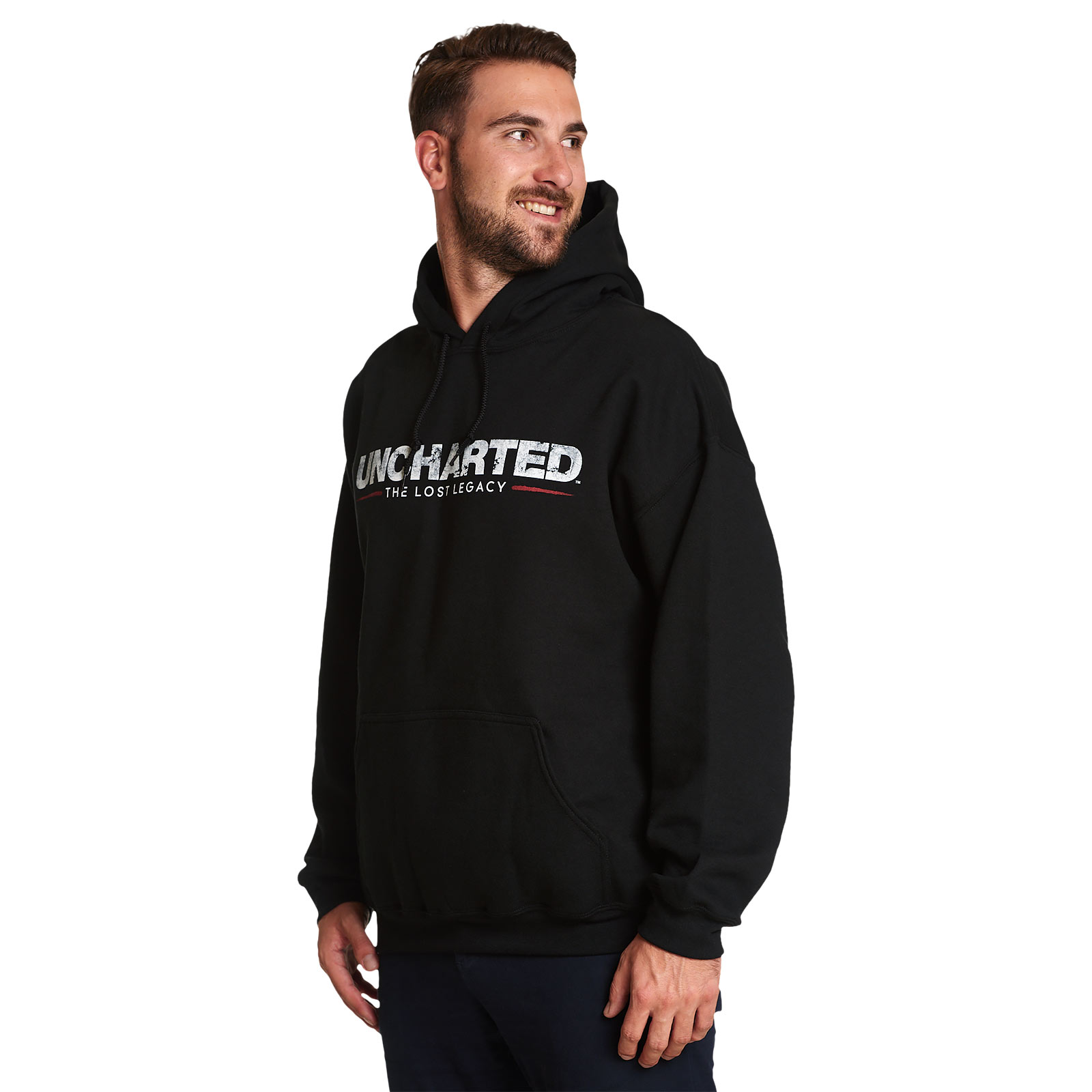 Uncharted - Logo Hoodie zwart