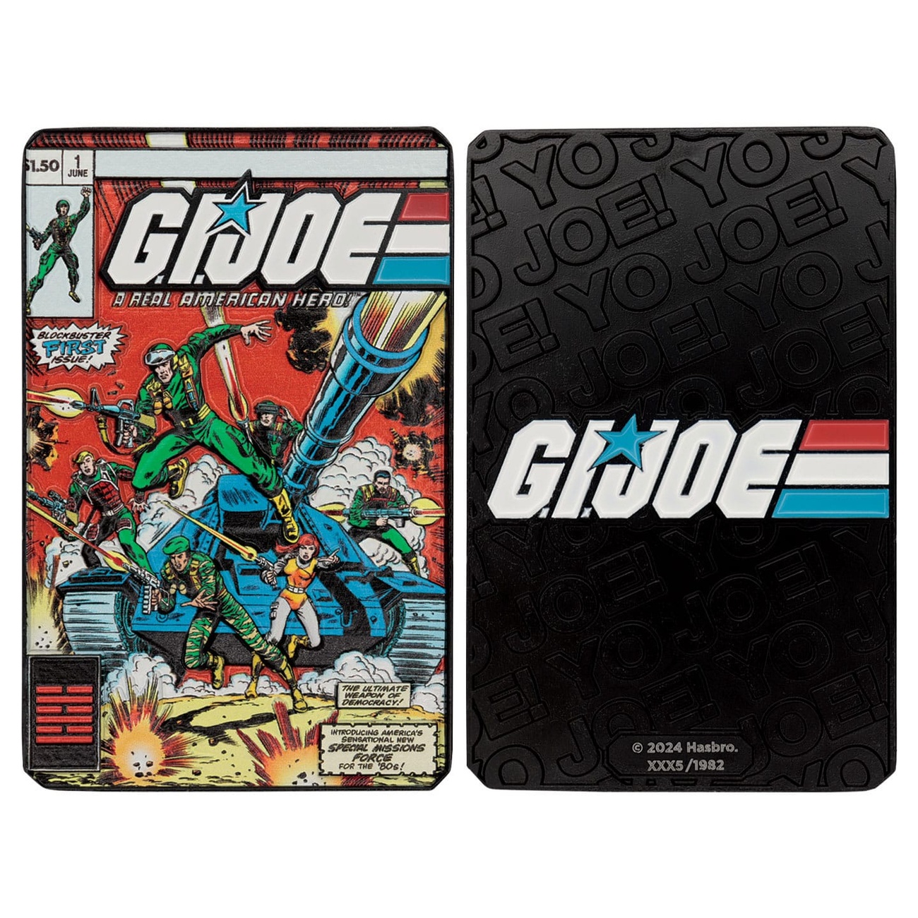 G.I. Joe Metallbarren A Real American Hero #1 Limited Edition