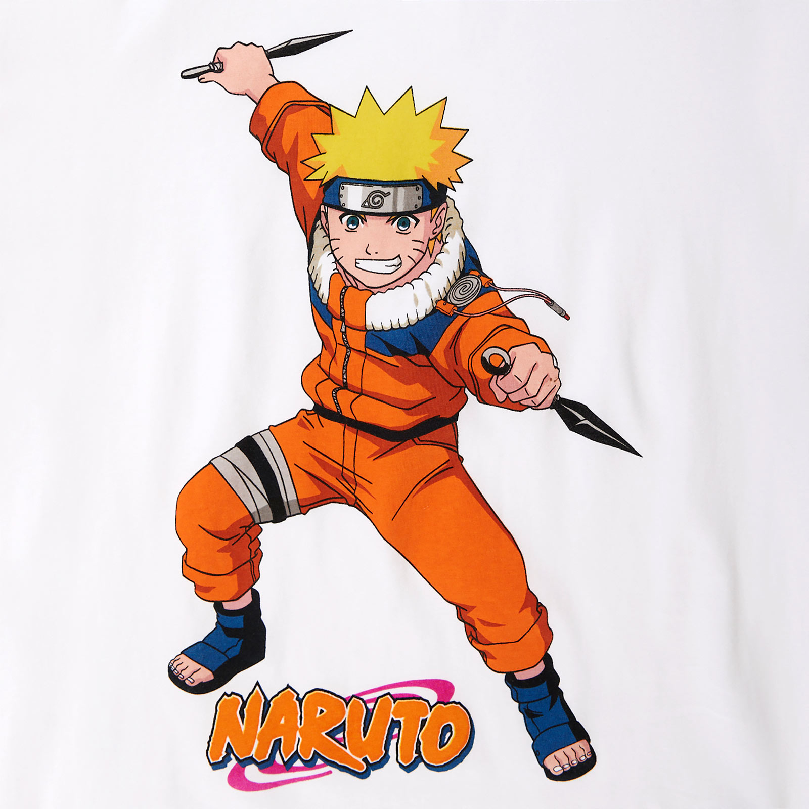 Naruto Uzumaki Character Dames T-shirt Wit