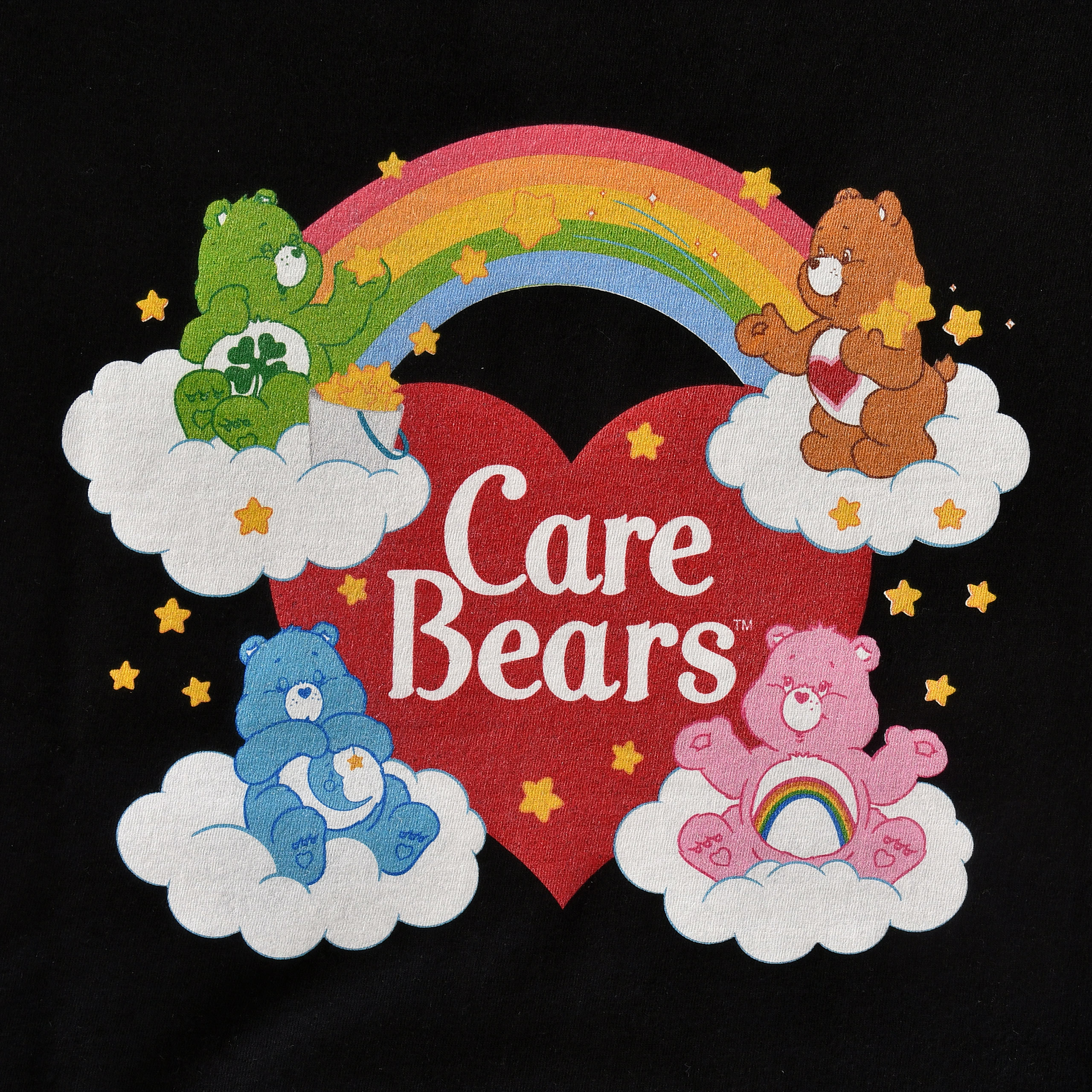 Les Bisounours - Bears and Rainbow T-shirt Femme Noir