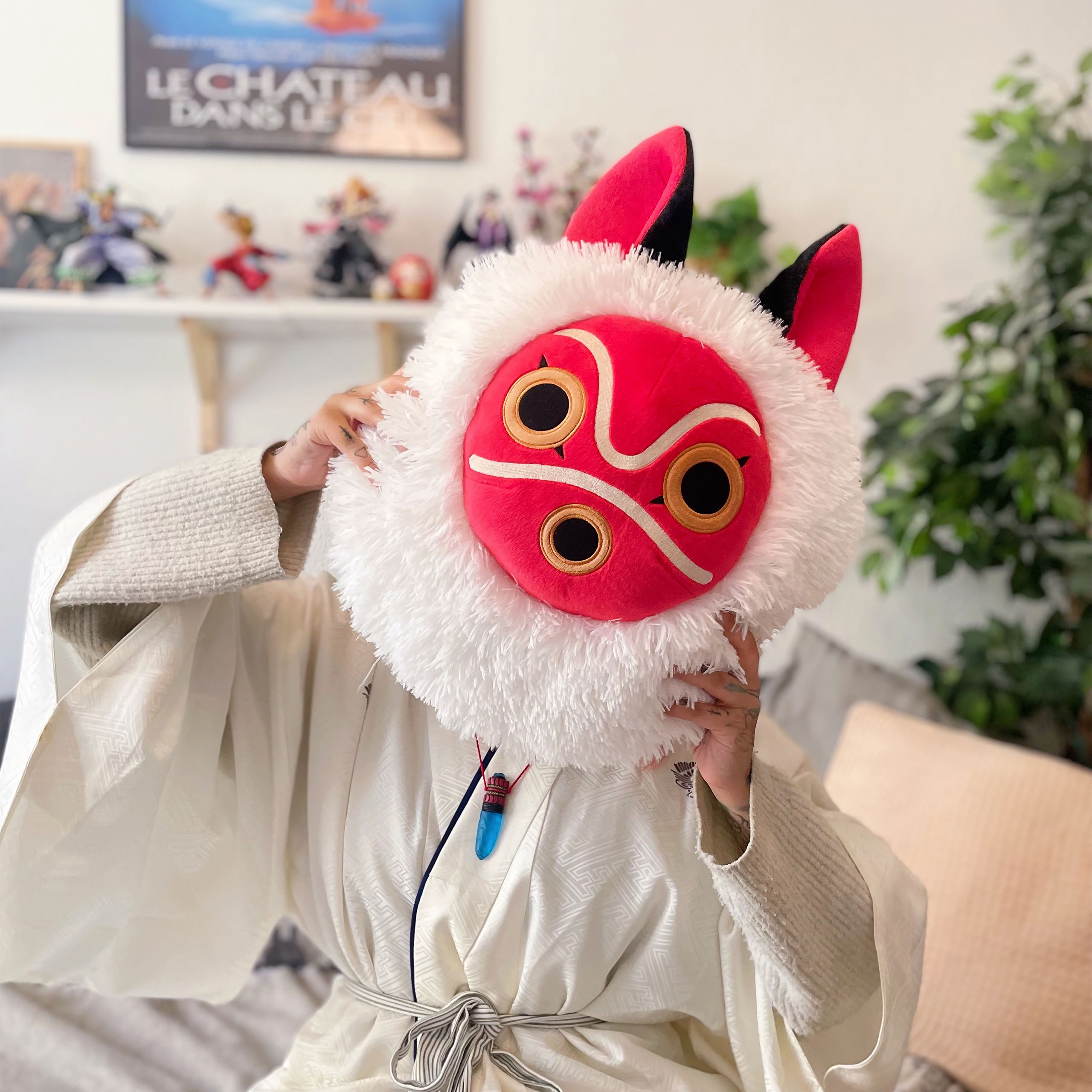 Princess Mononoke San s Mask Pillow Elbenwald