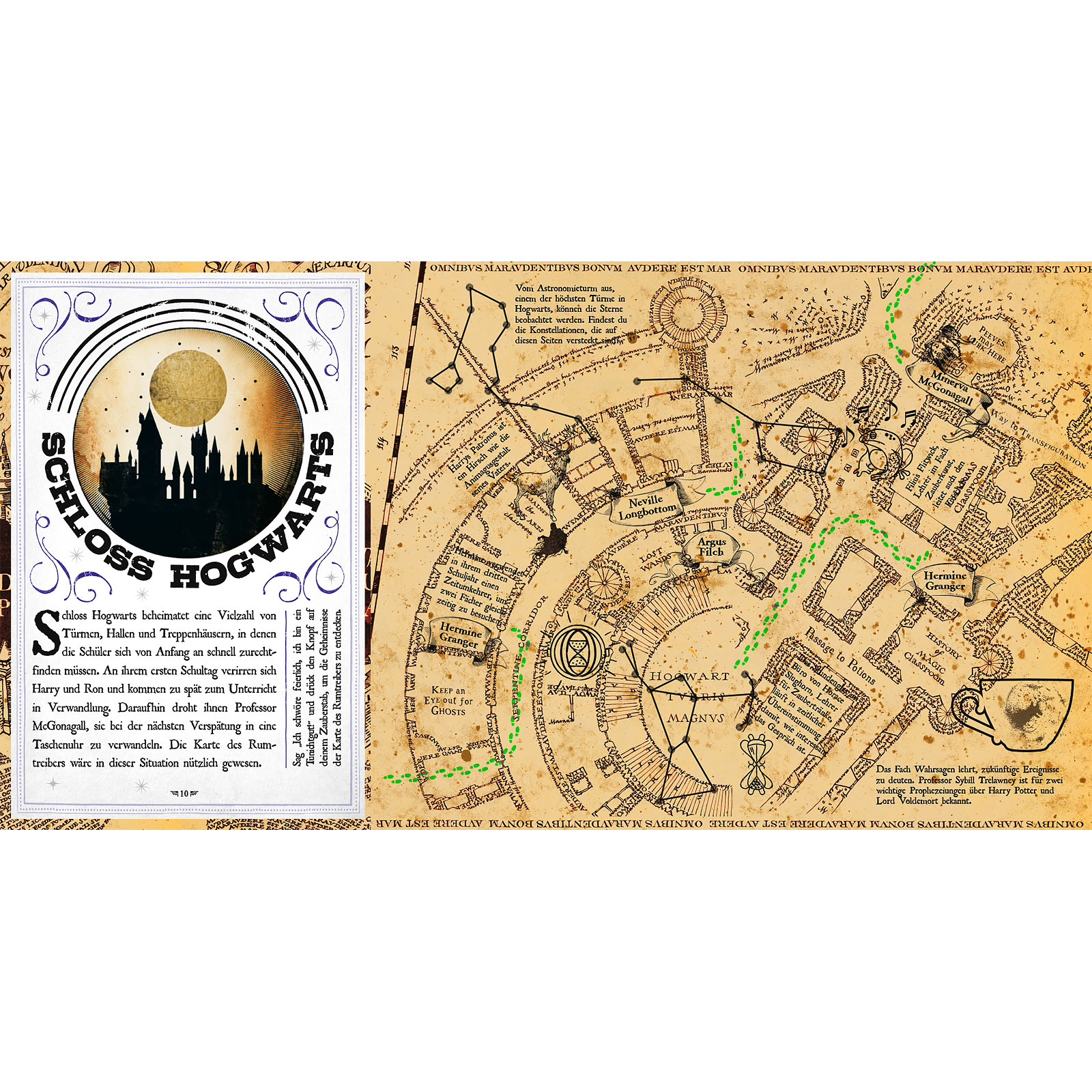 Harry Potter - Die Karte des Rumtreibers - Eine Reise durch Hogwarts