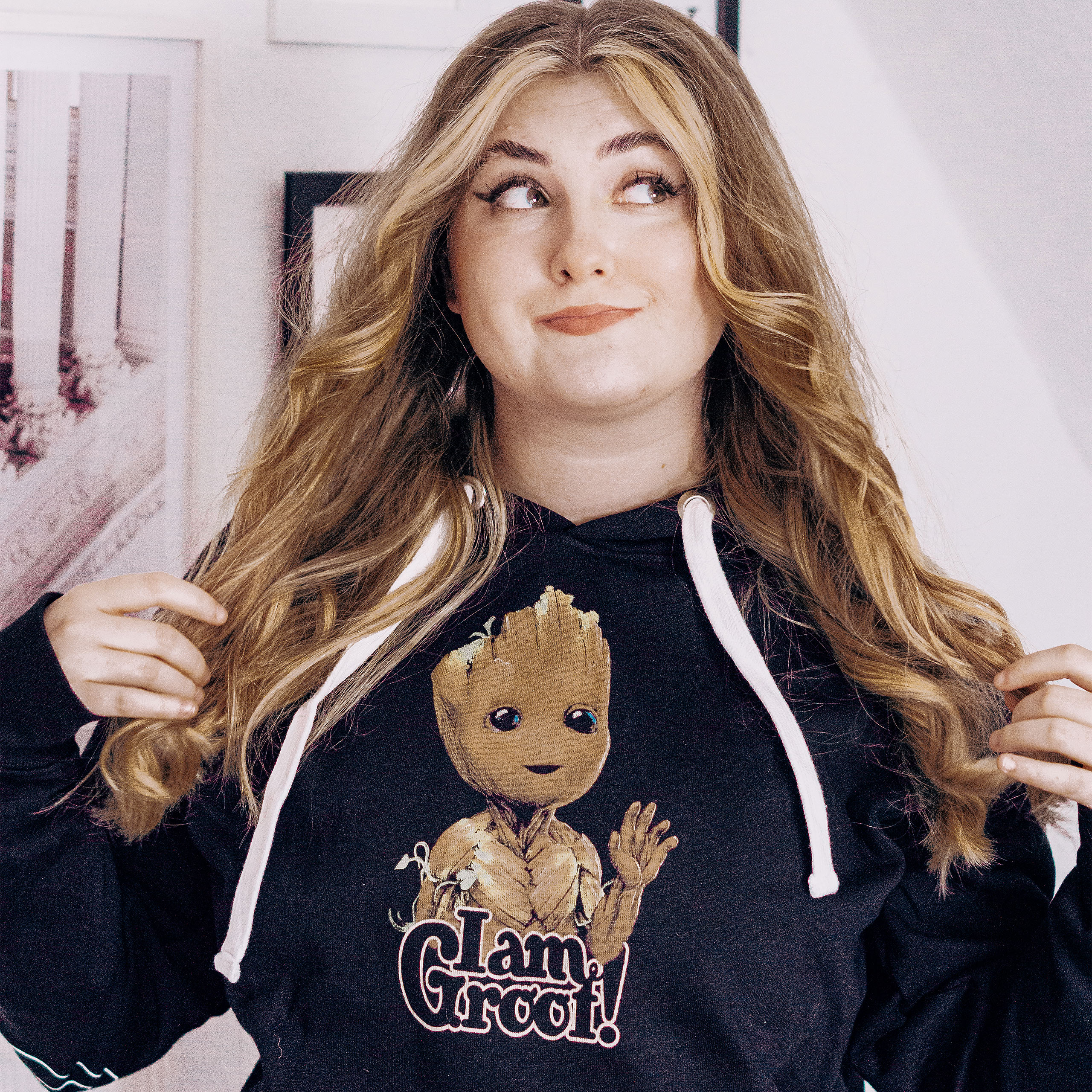 Guardians of the Galaxy - Sweat à Capuche I Am Groot Noir