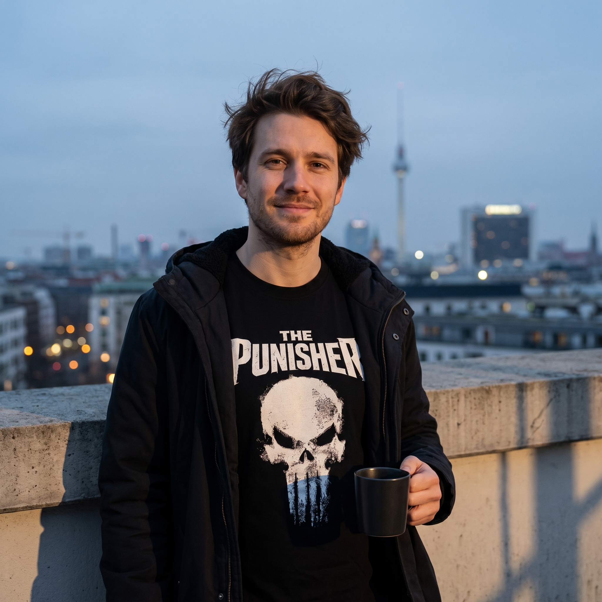Punisher - T-shirt logo Skull