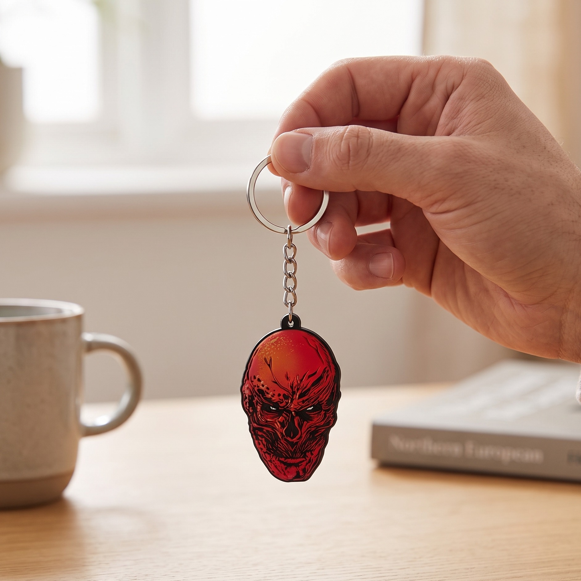 Stranger Things Gummi-Schlüsselanhänger Vecna 6 cm