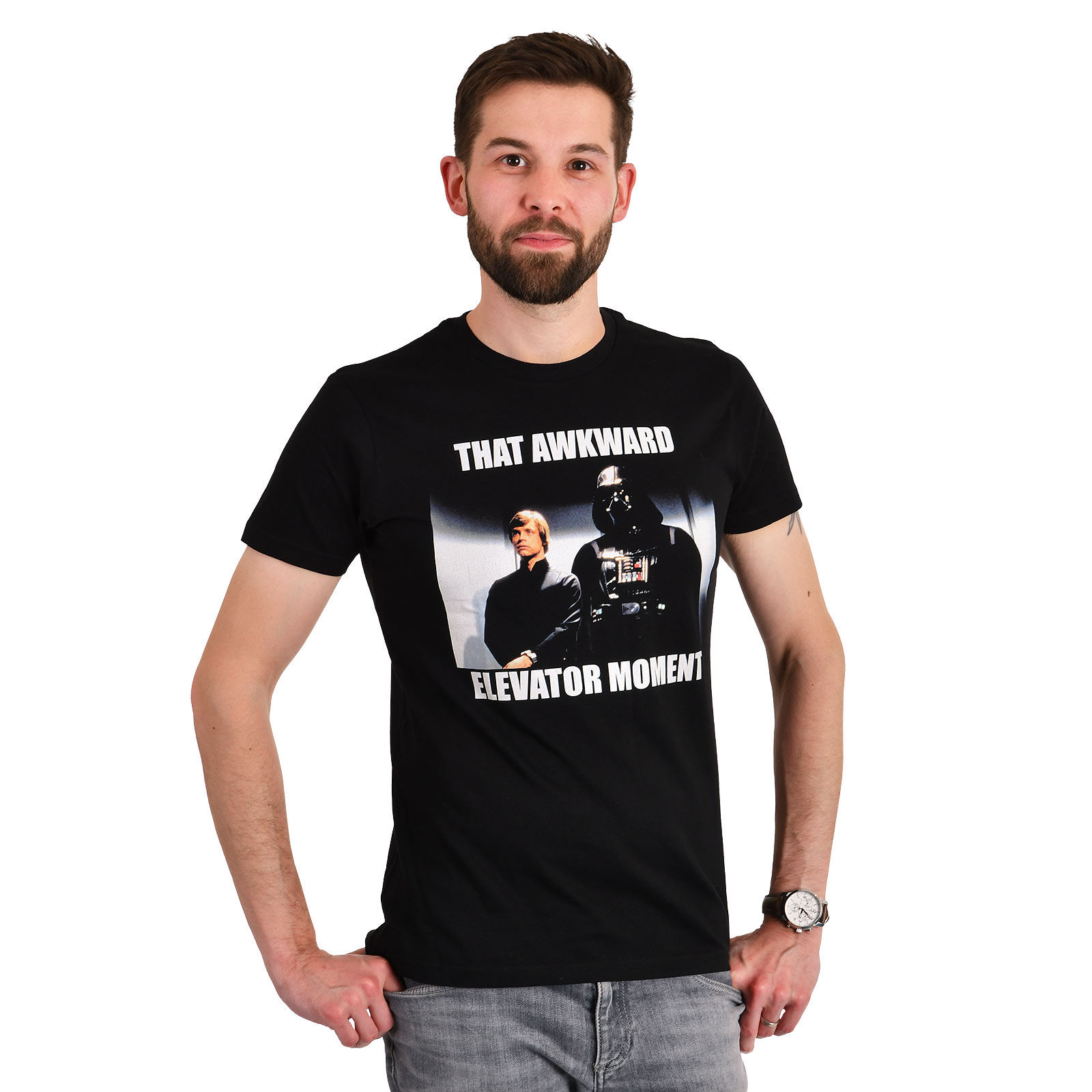Star Wars - Elevator Moment T-Shirt schwarz