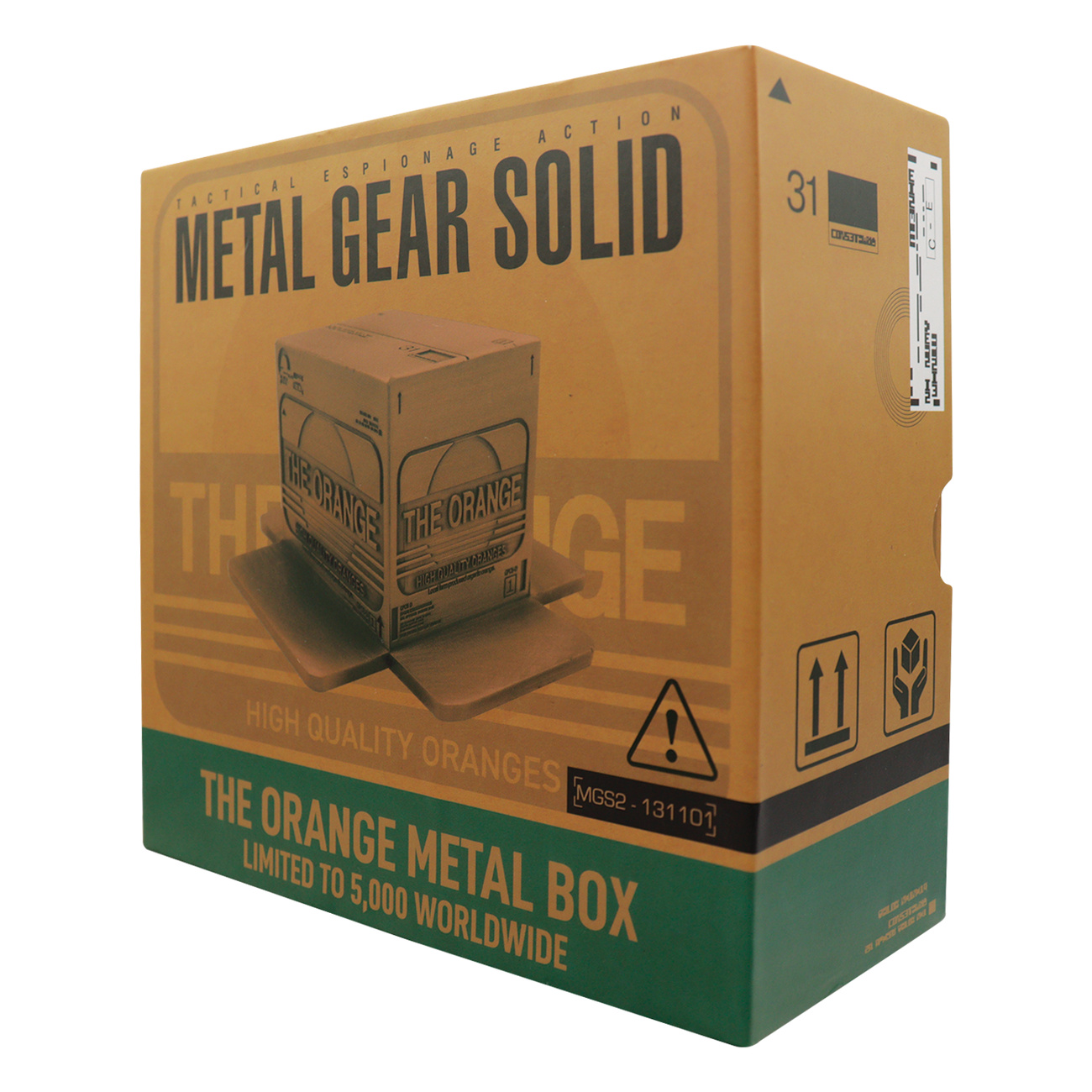 Metal Gear Solid 2 - Réplica de la caja de cartón Edición Limitada