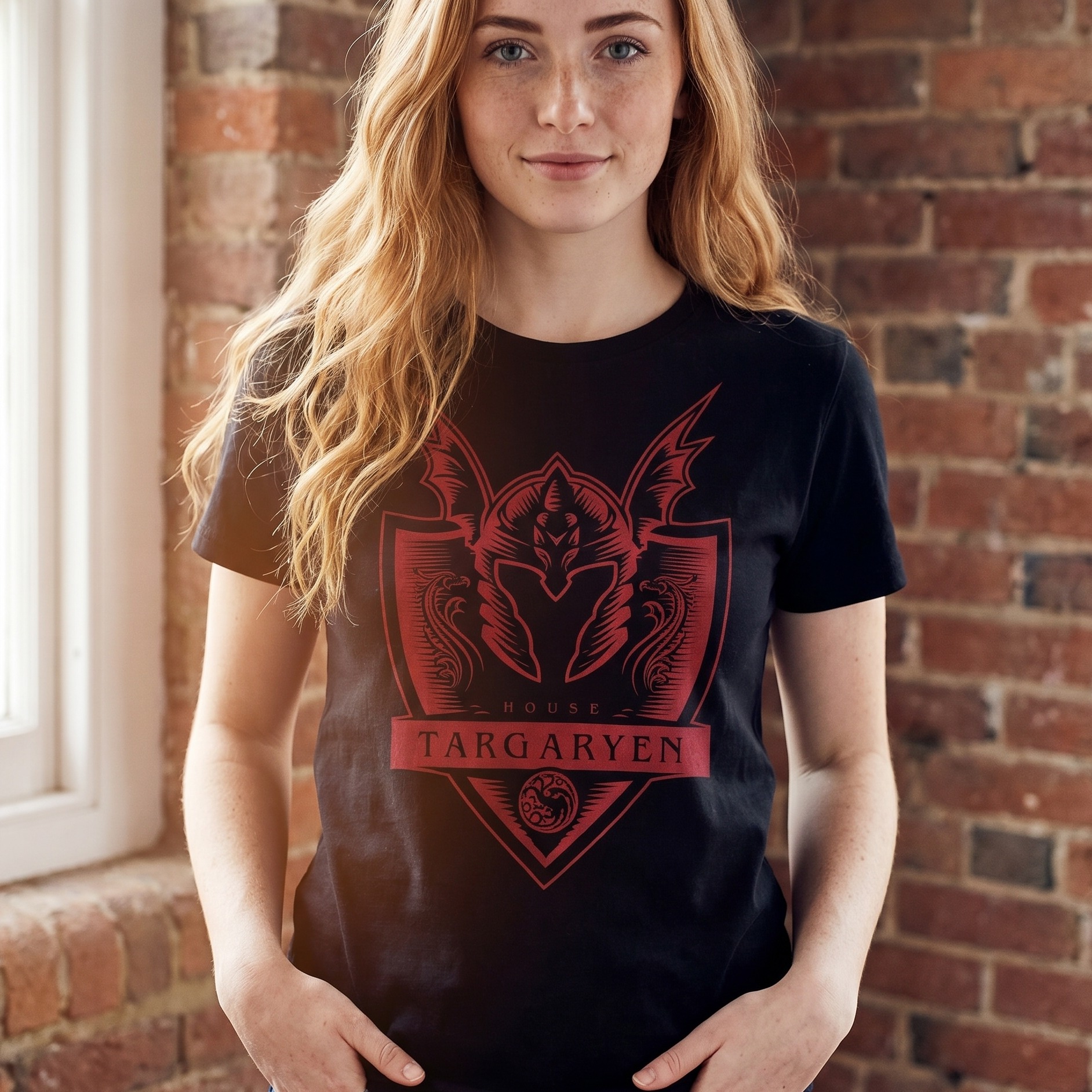 Targaryen T-Shirt zwart - Huis van de Draak