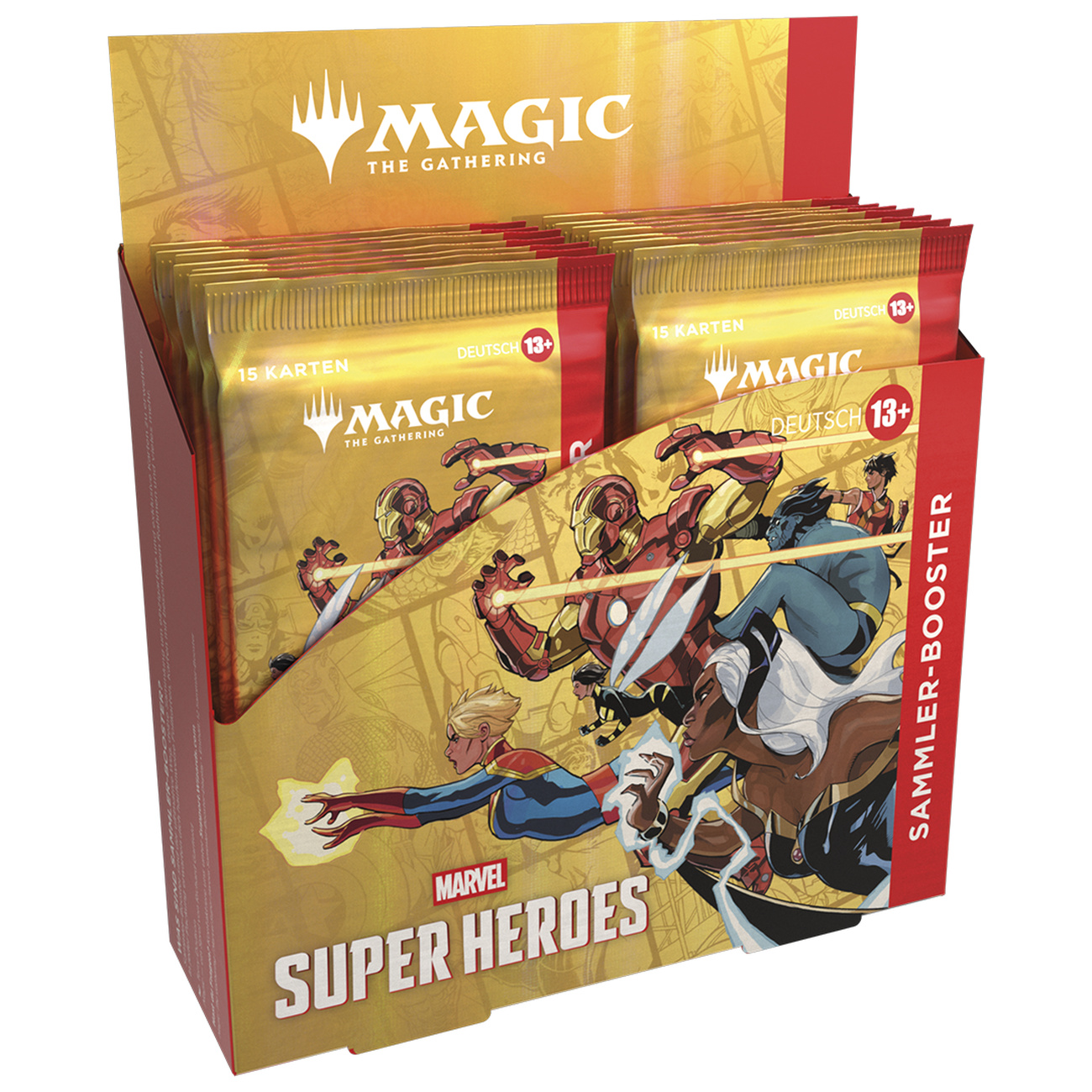 Marvel Super Heroes Boostery Kolekcjonerskie wersja niemiecka – Display Magic: The Gathering