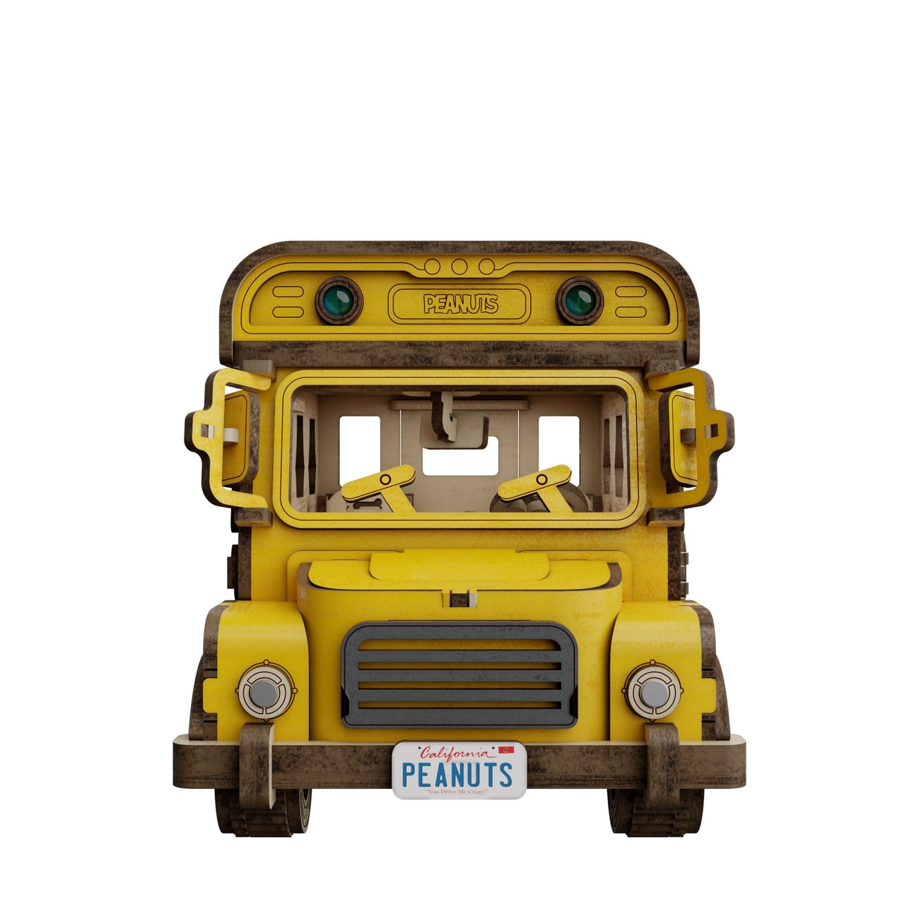 Peanuts Puremind Byggset School Bus