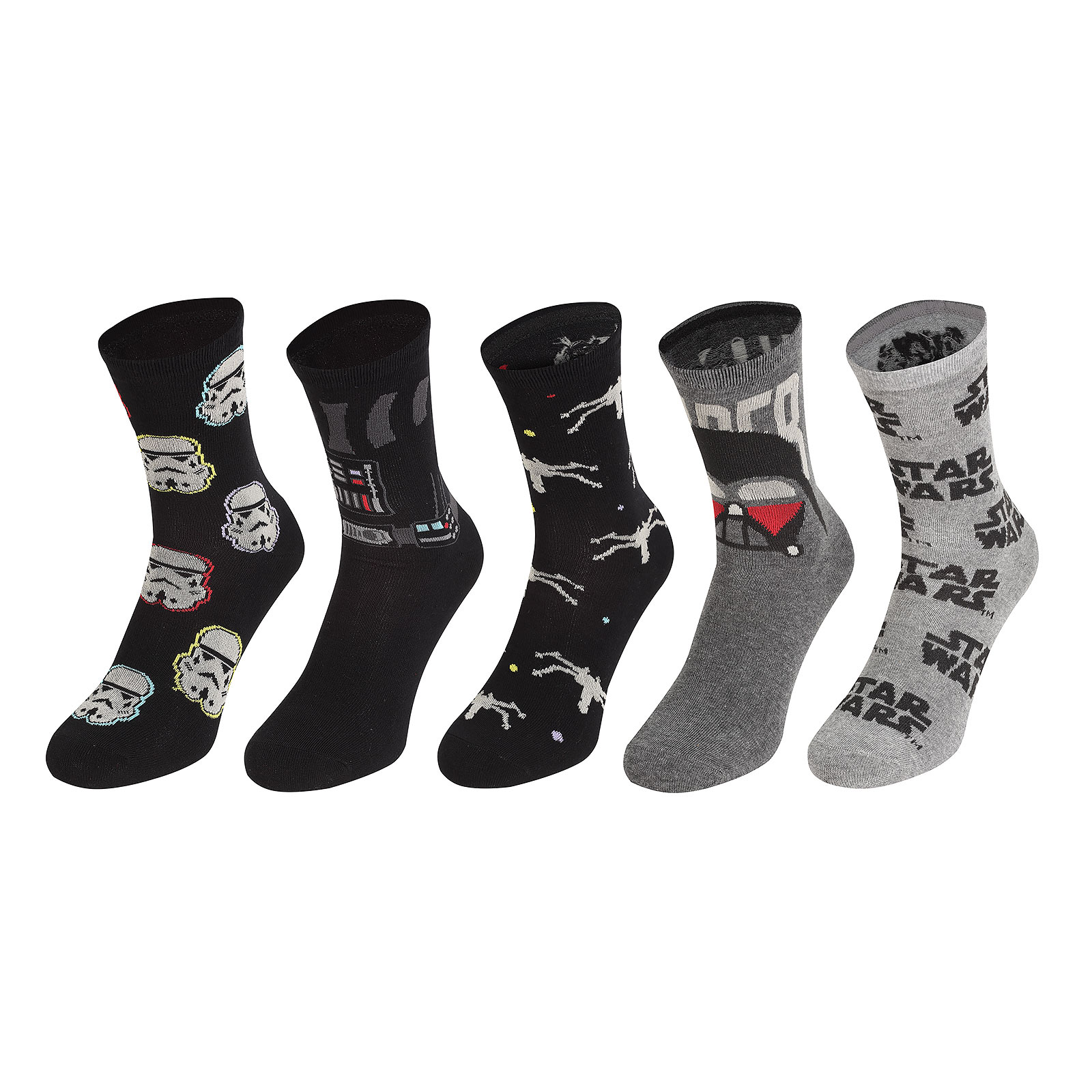 Star Wars - Dark Side Socken 5er Set