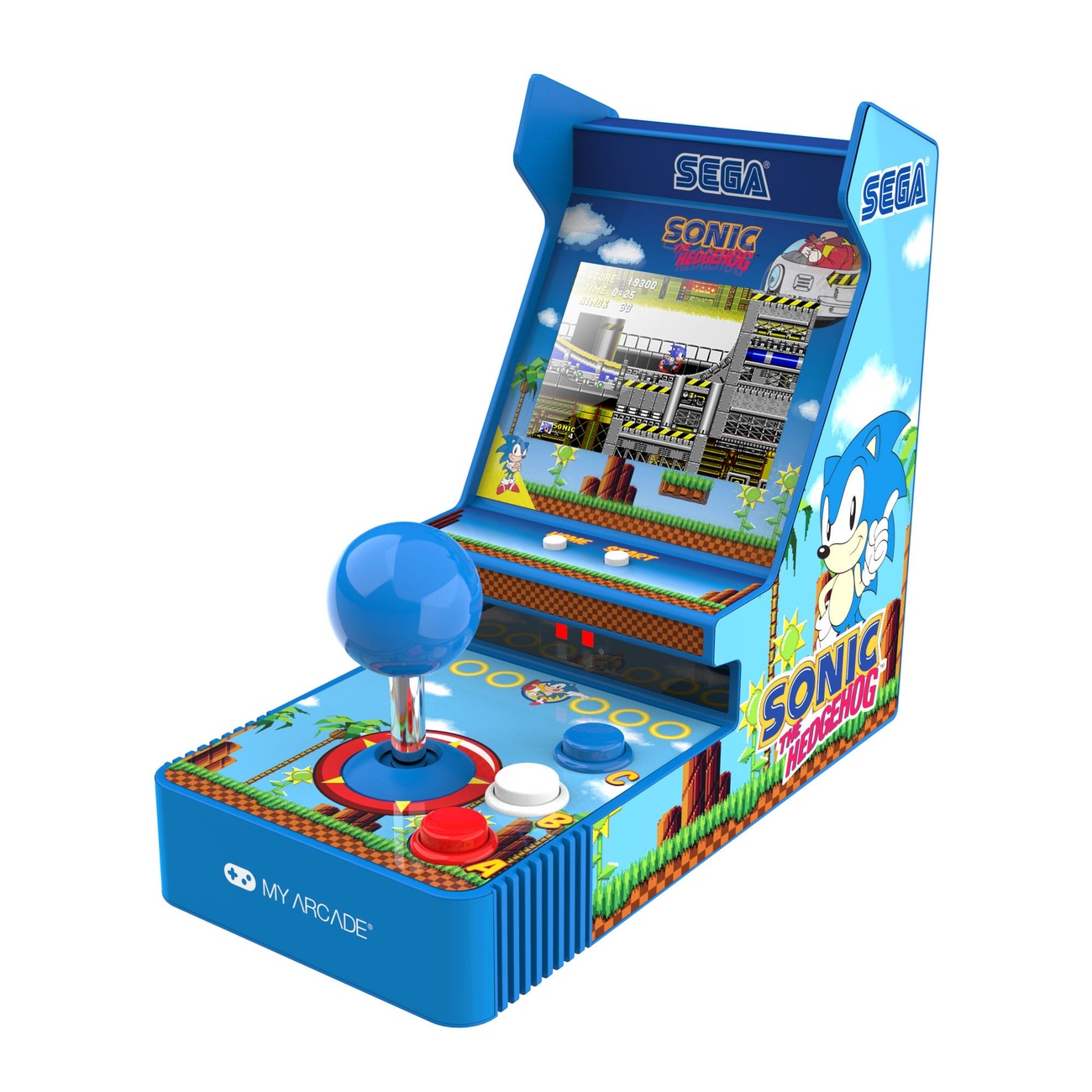 Sonic The Hedgehog tragbare Spielkonsole Retro Arcade Joystick Player ...