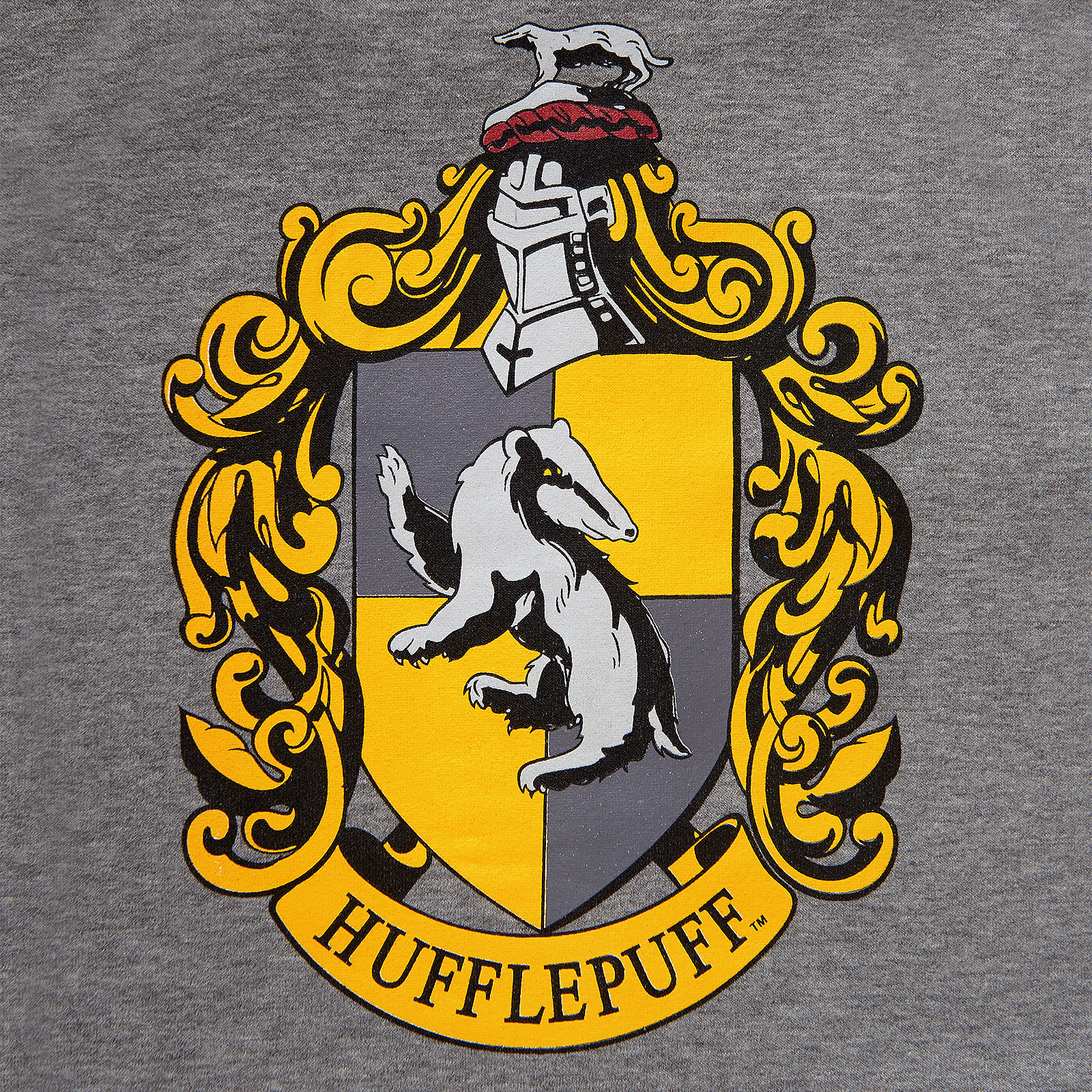Harry Potter - Hufflepuff Wapen College Jas Dames grijs