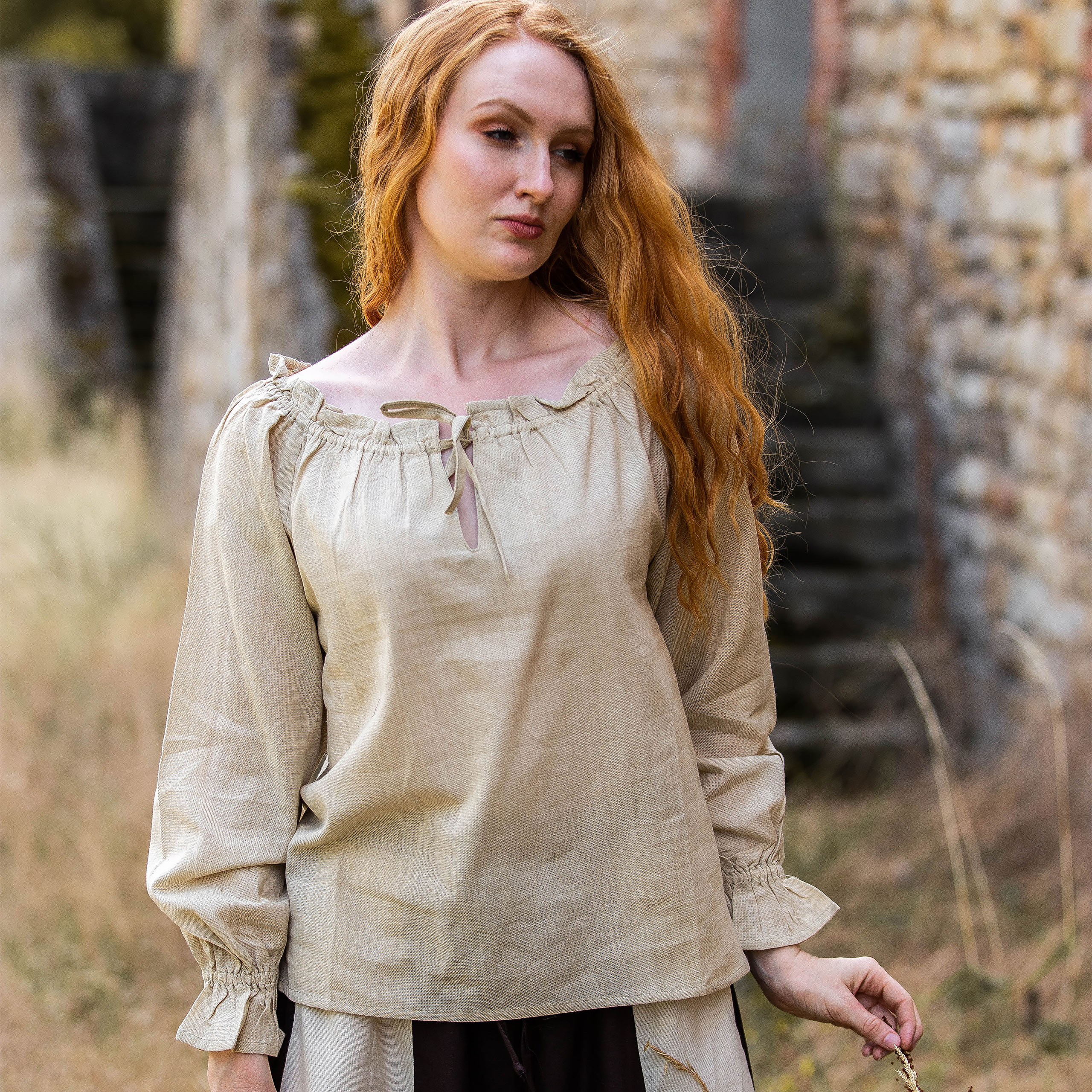 Medieval Blouse with Lacing