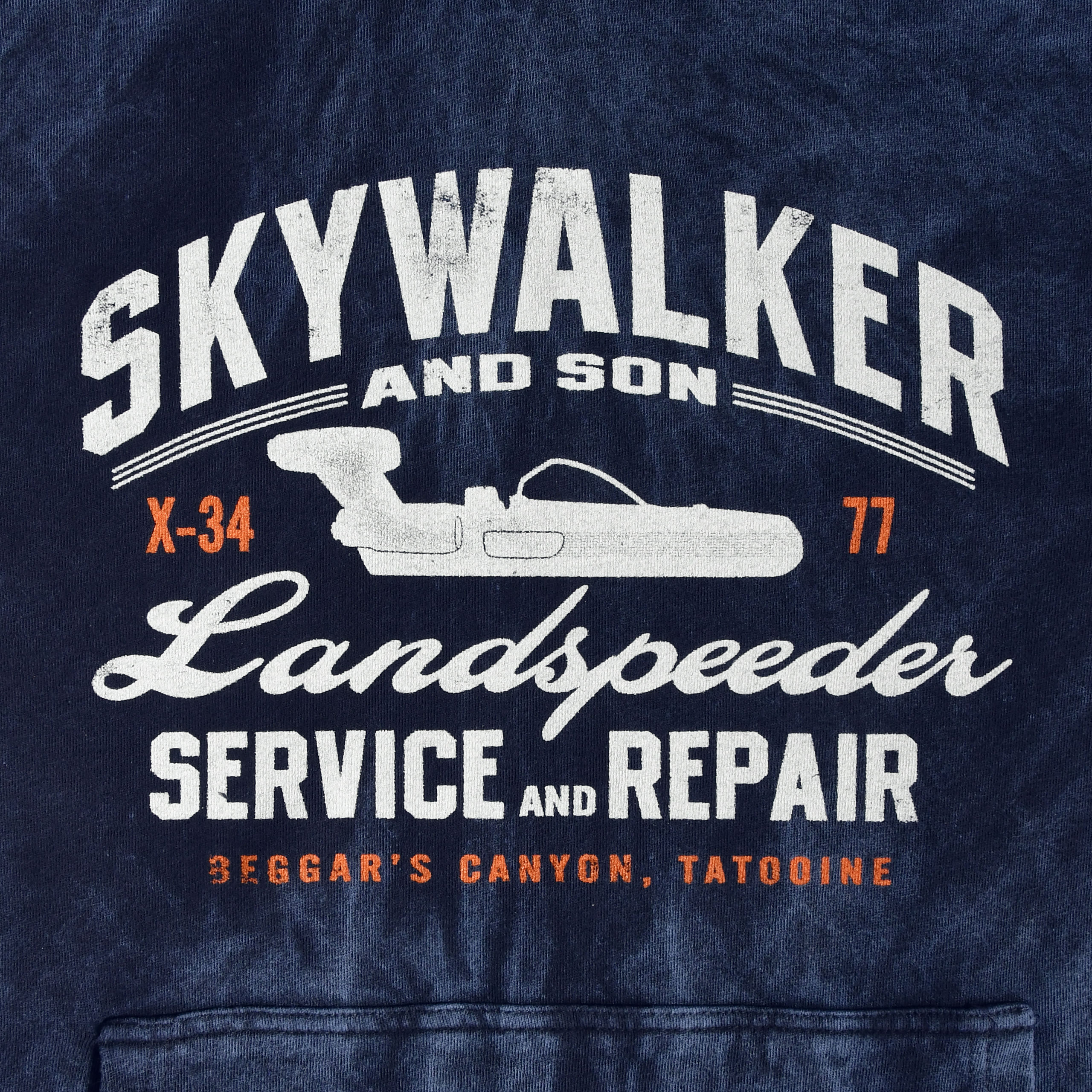Star Wars - Sudadera con capucha Skywalker azul