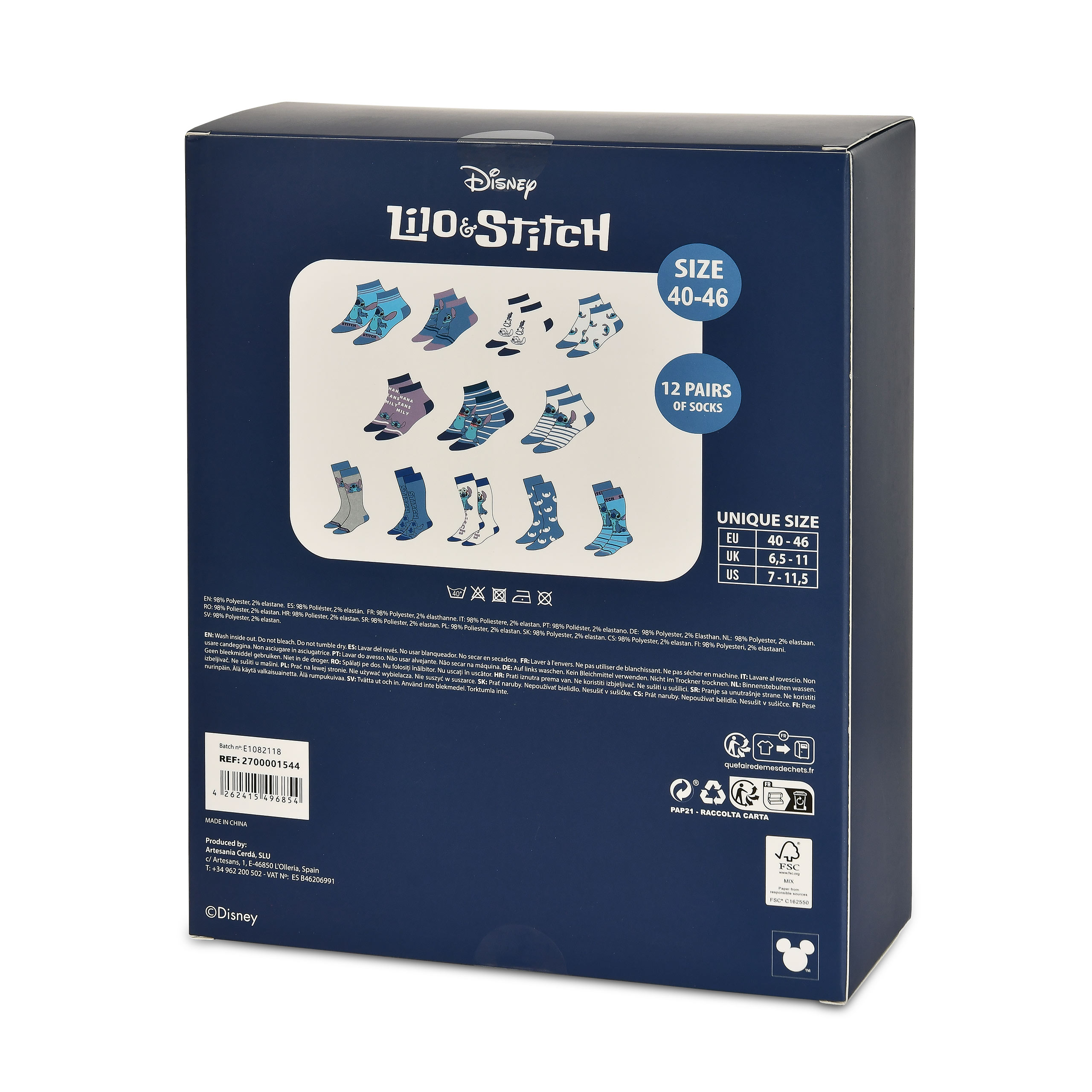 Stitch Socken Adventskalender - Lilo & Stitch