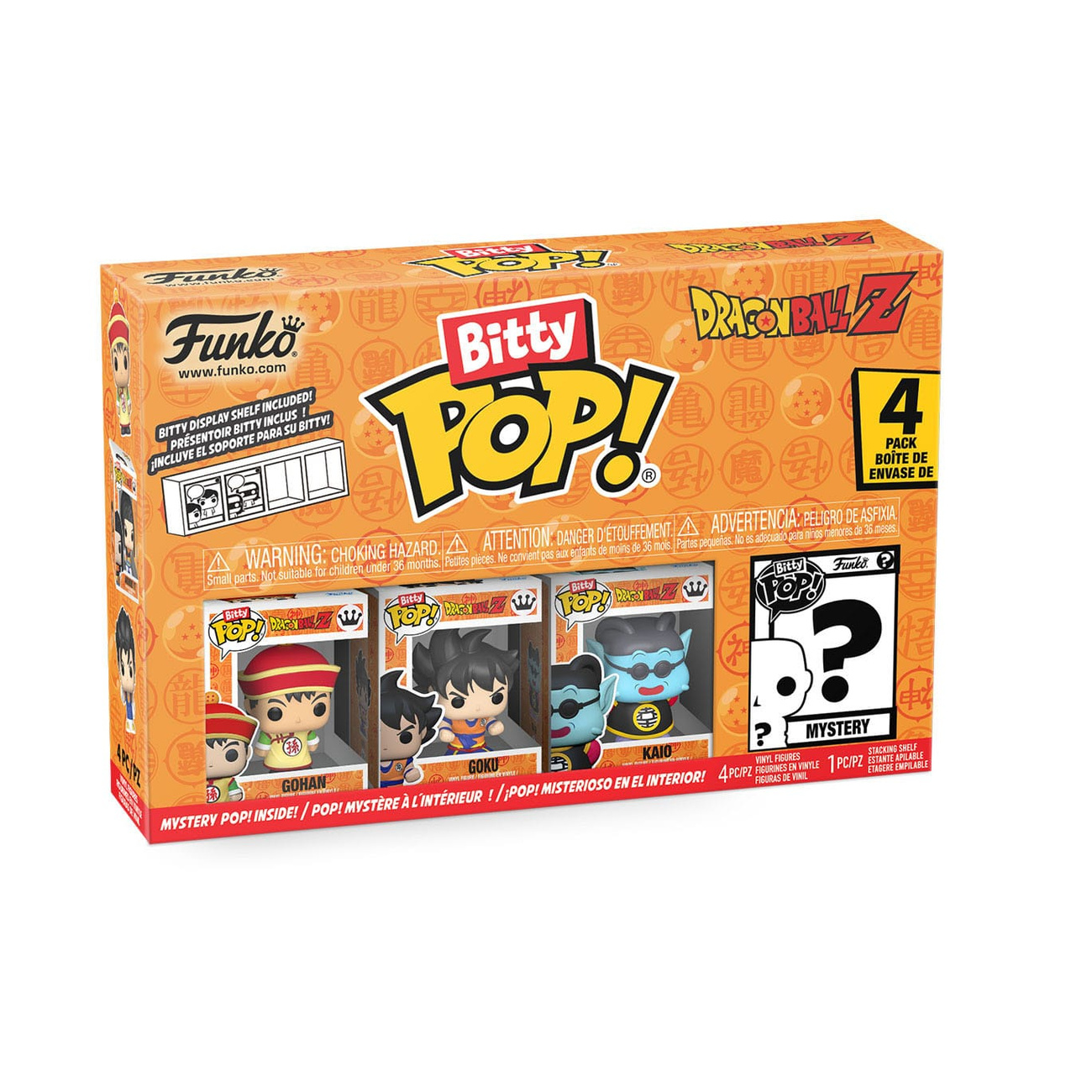 Dragon Ball Bitty POP! Vinyl Figuren 4er-Pack Series 1 2,5