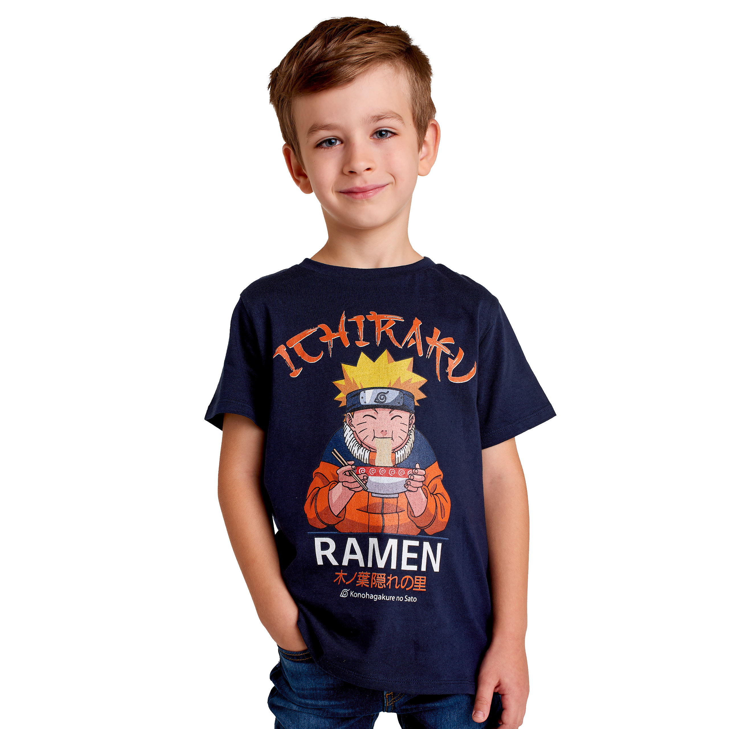 Naruto - Ichiraku Ramen T-shirt kinderen blauw