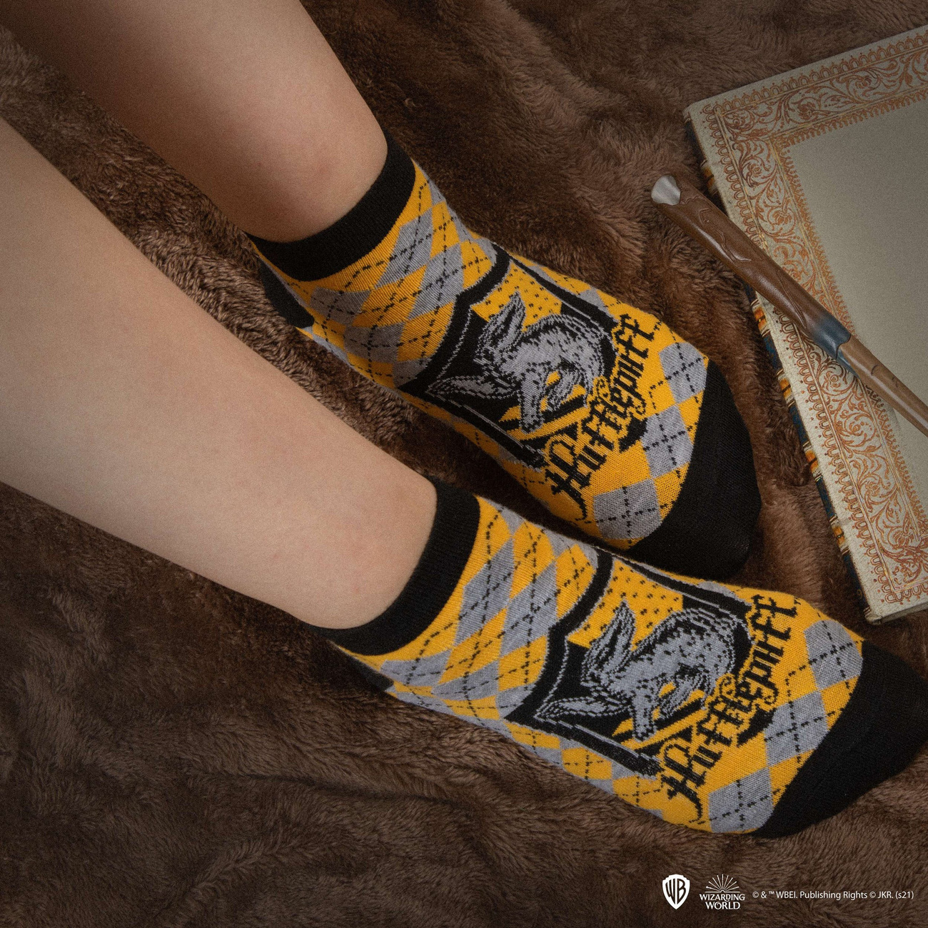 Harry Potter Skarpetki do kostki 3-pack Hufflepuff