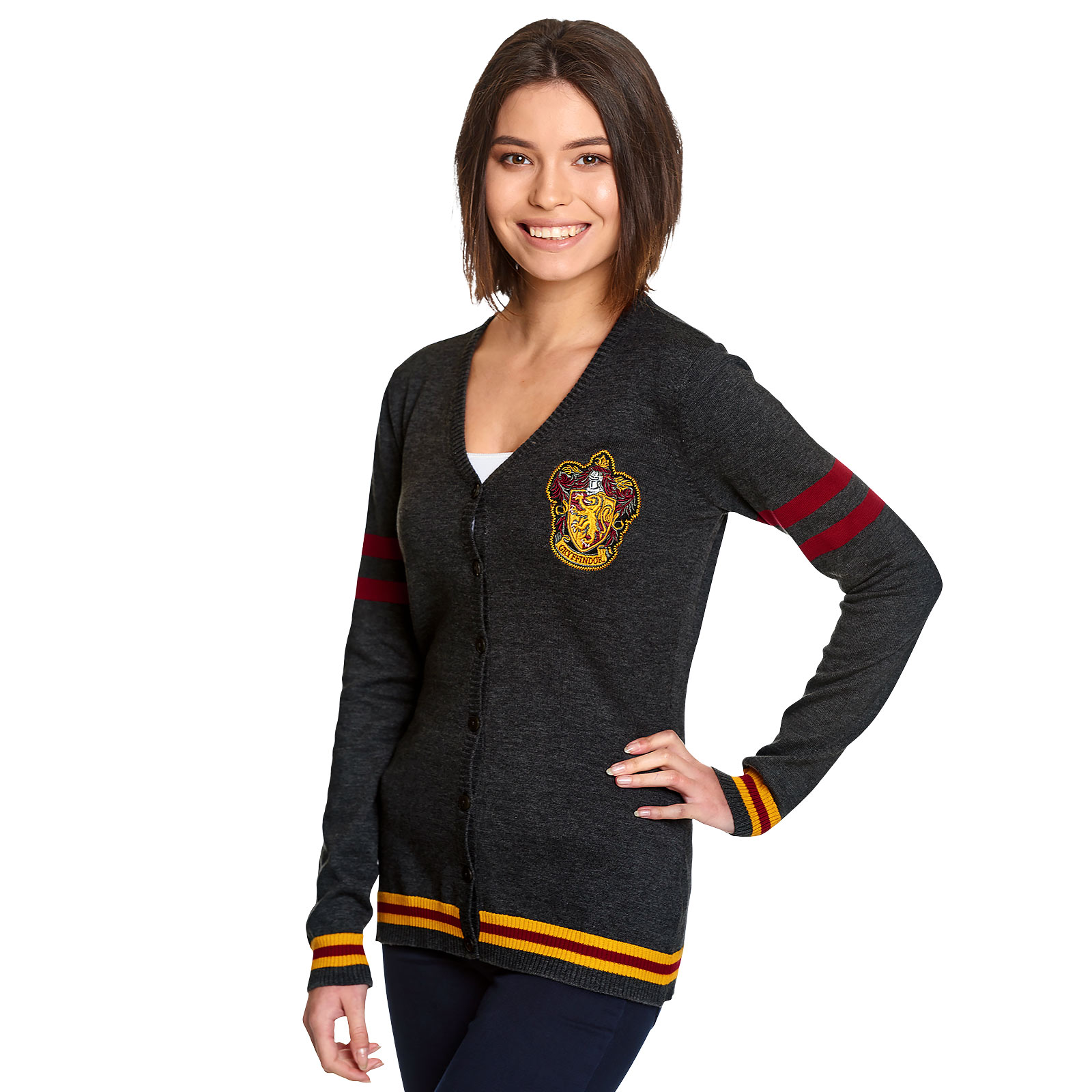 Harry Potter - Gryffindor Wappen Cardigan Damen
