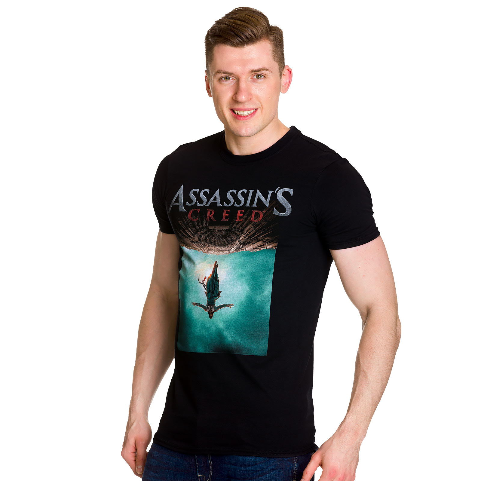 Assassins Creed - Movie Poster T-Shirt schwarz