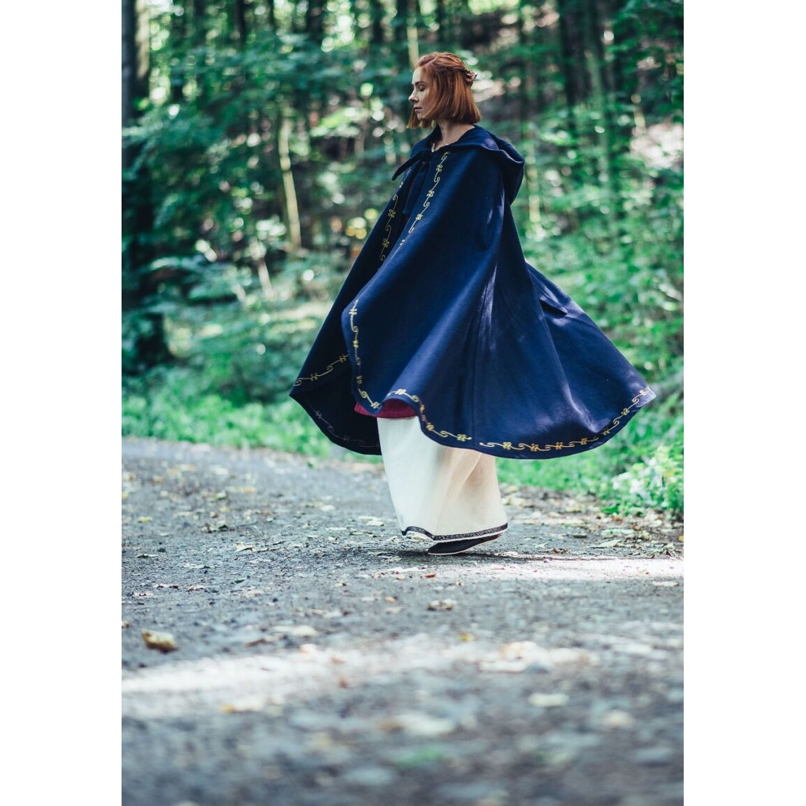 Mantello medievale in lana Asidis