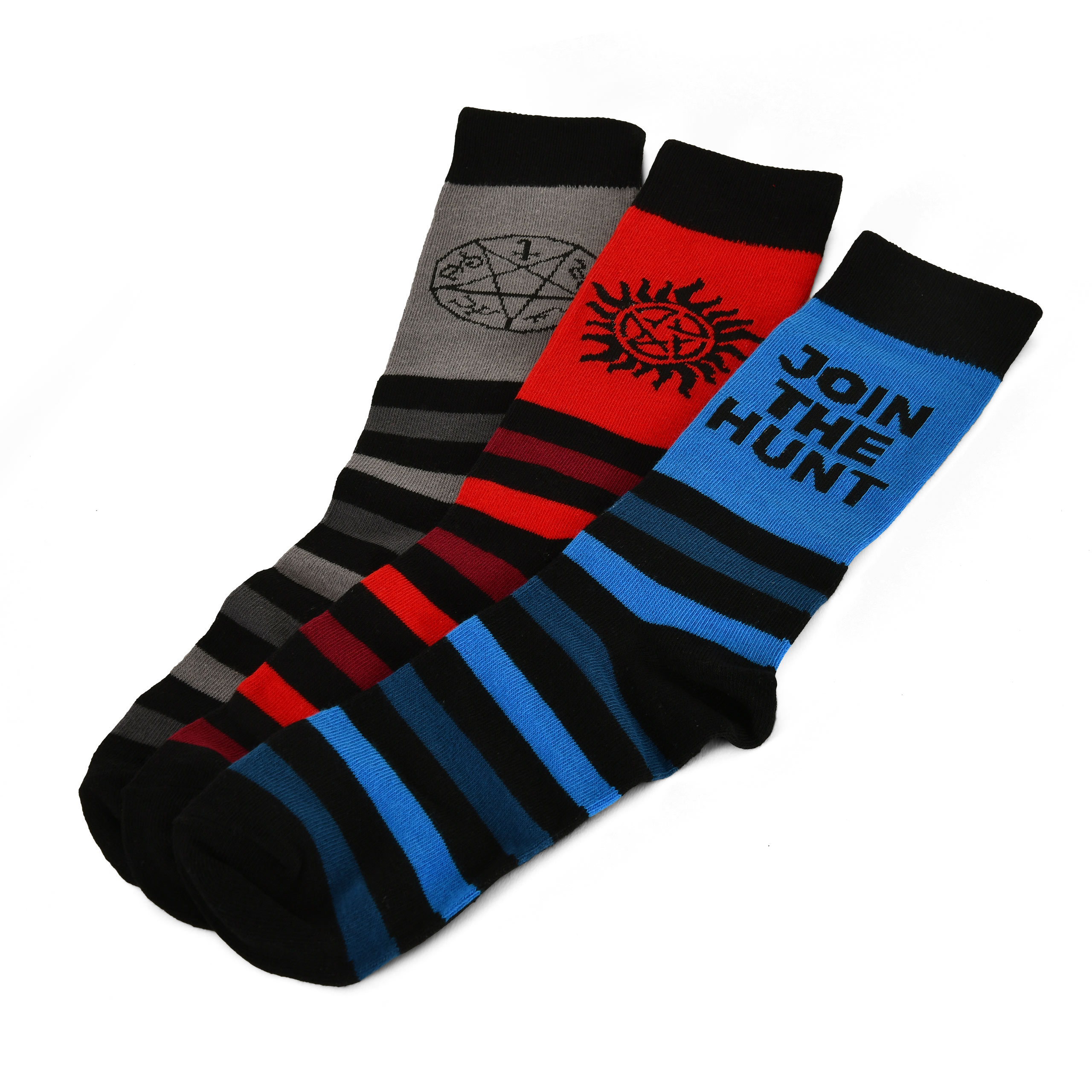 Chaussettes Supernatural Lot de 3 dans une Boîte Cadeau