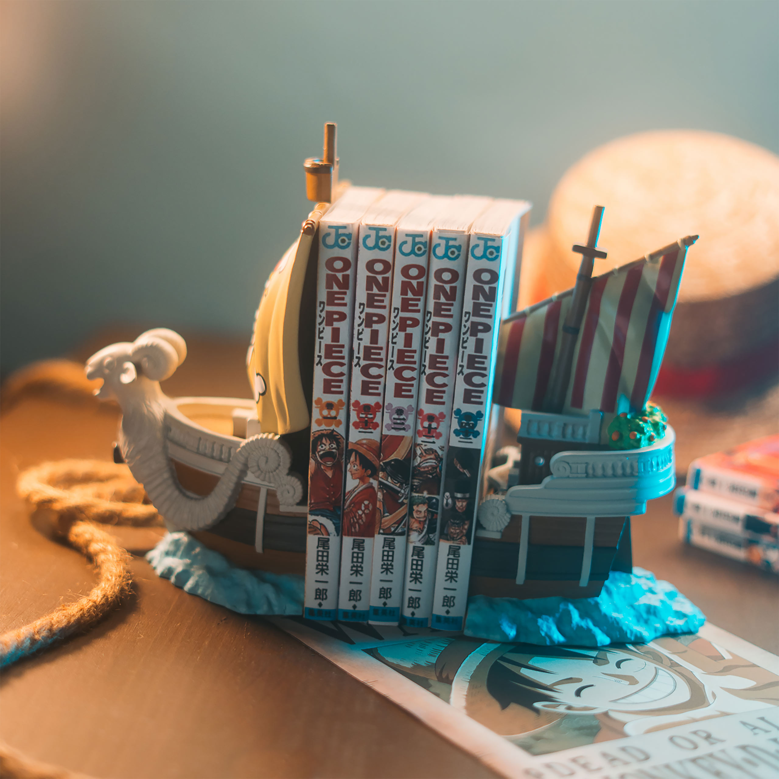 One Piece - Going Merry Boekensteunen