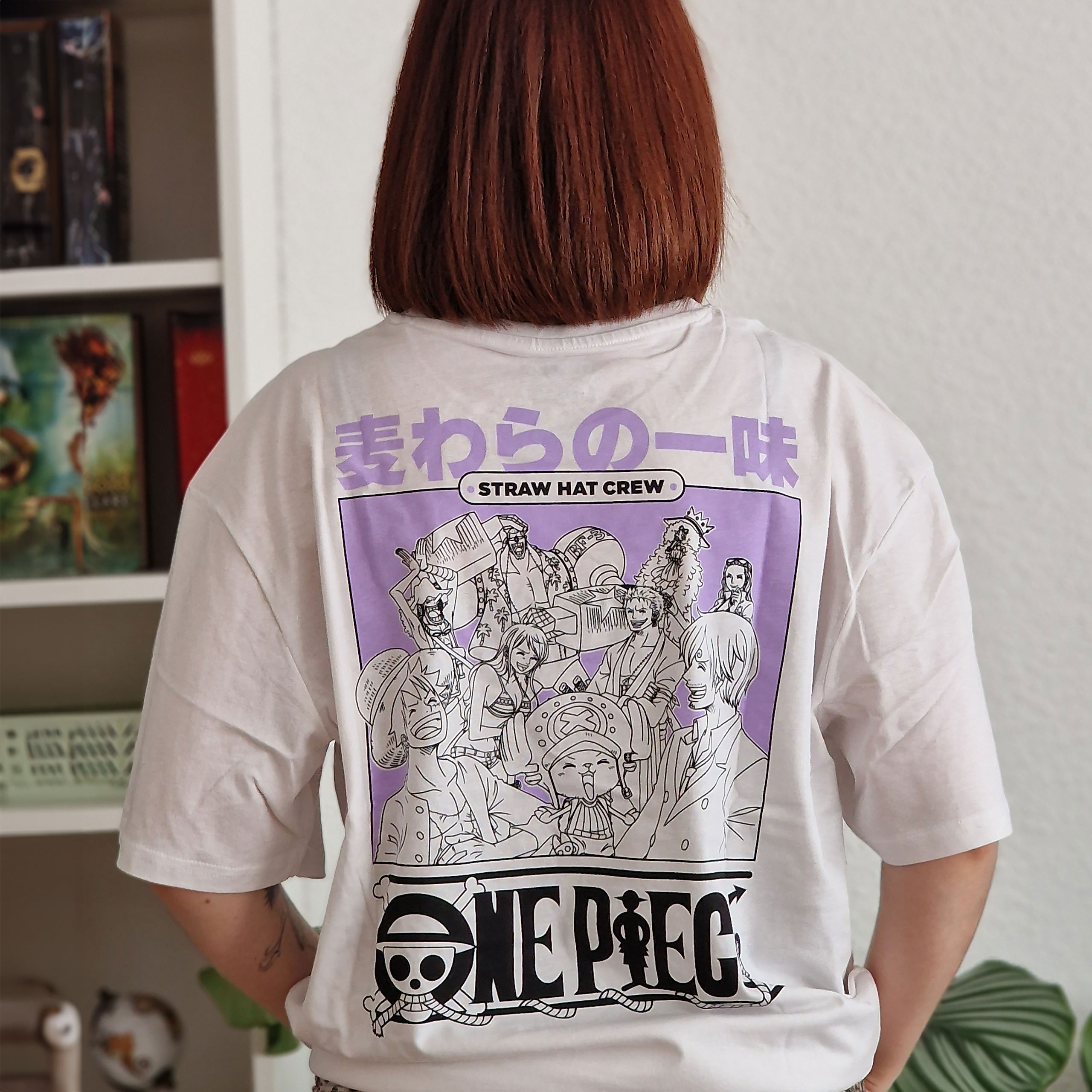 One Piece - Camiseta Crew Capslab blanca
