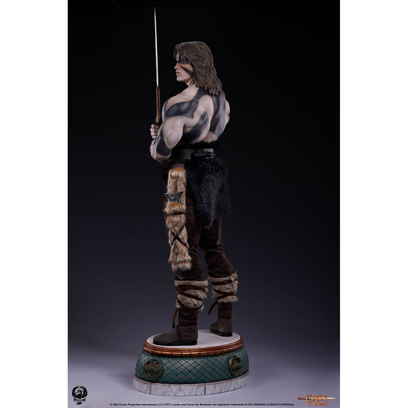 Conan il Barbaro Statua Elite Series 1/2 Conan Warpaint