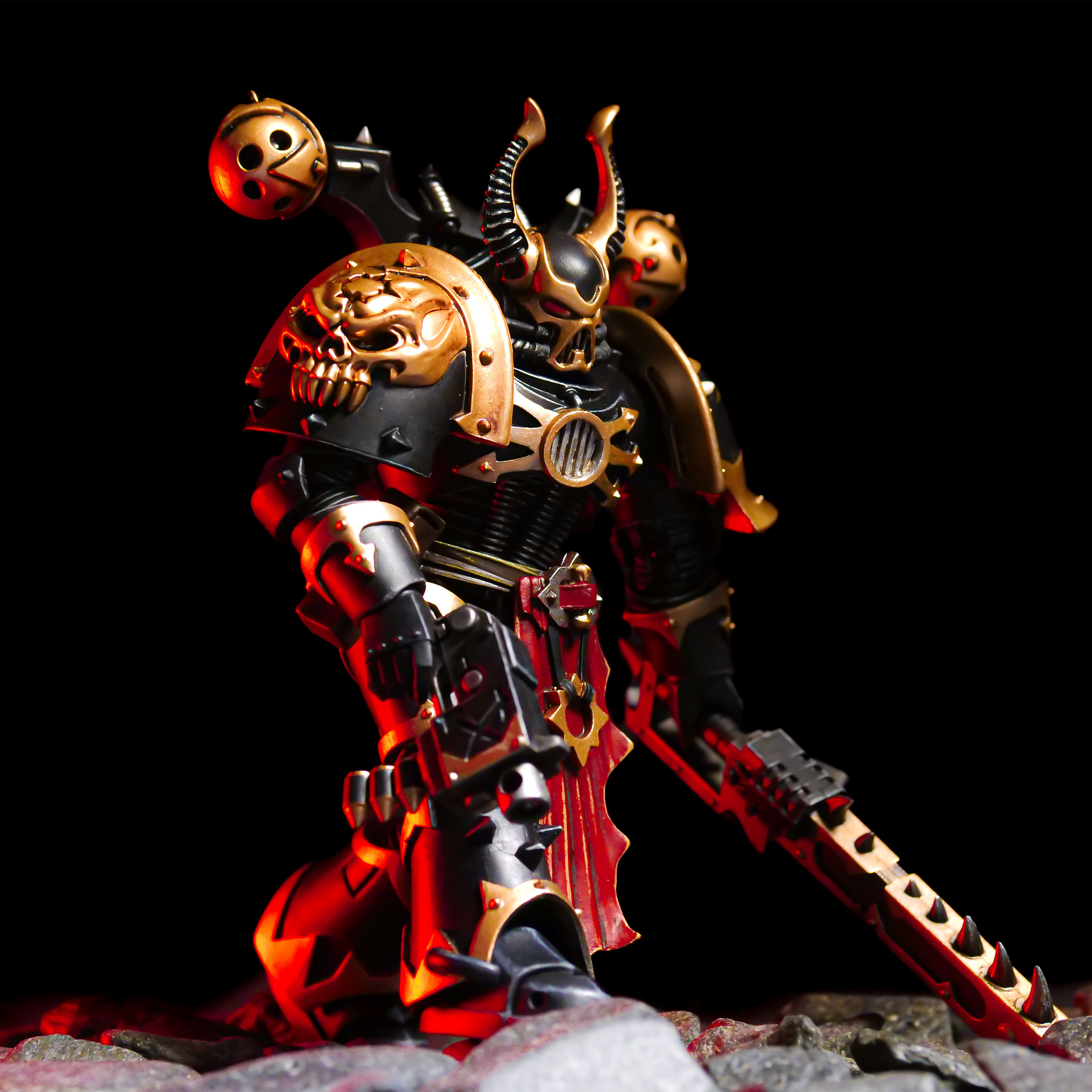 Warhammer 40k - Black Legion Brother Talas Actiefiguur