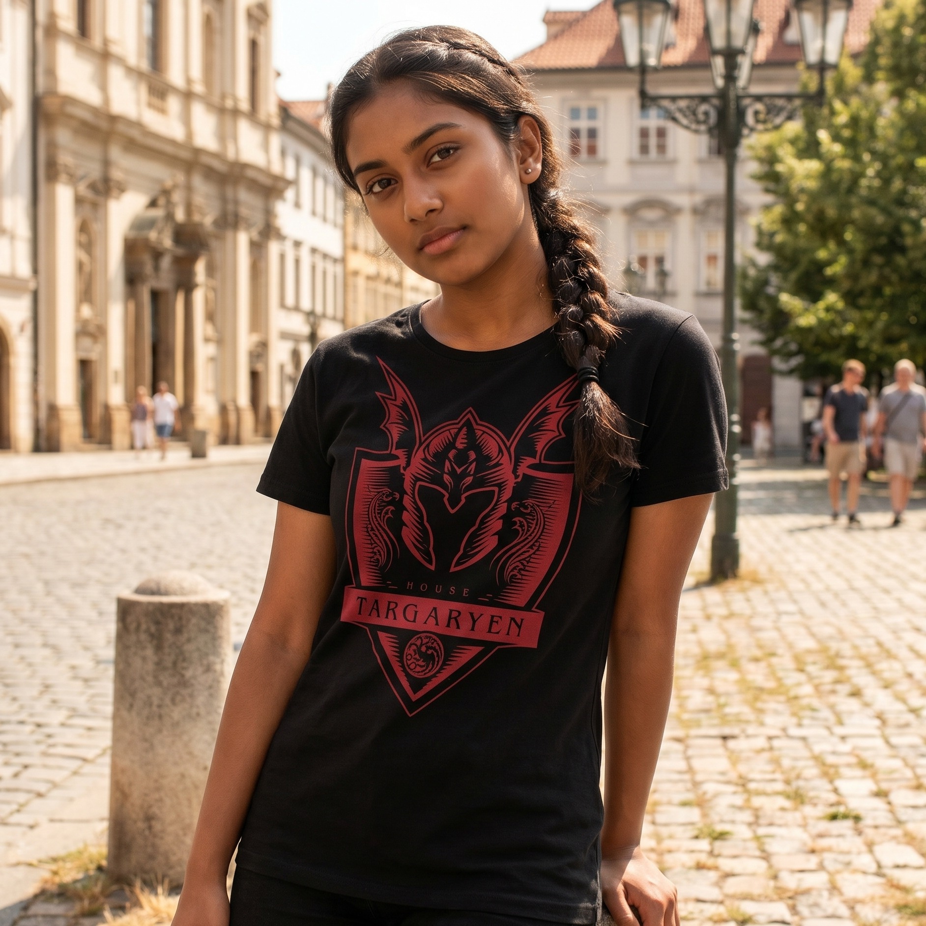 Targaryen T-Shirt zwart - Huis van de Draak