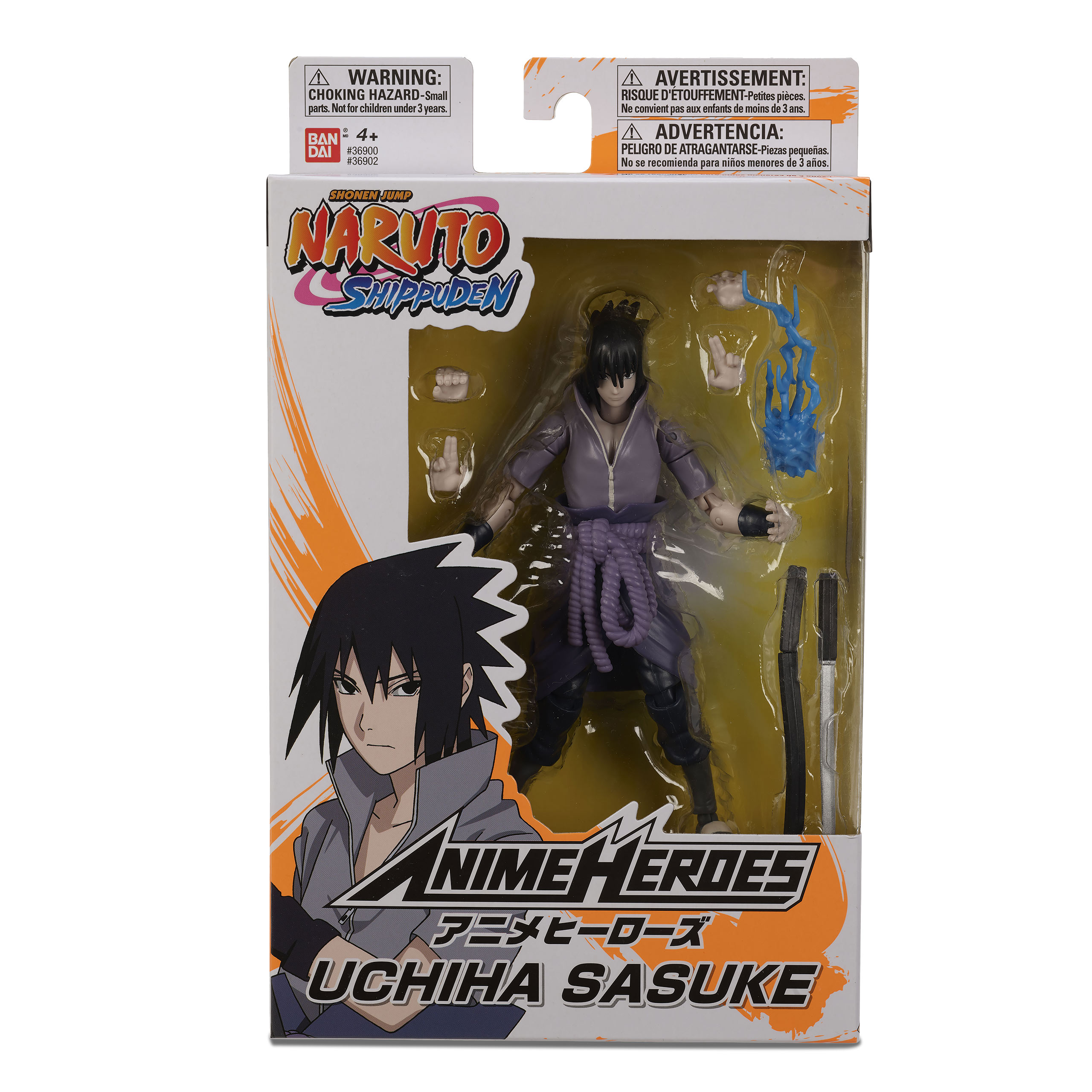 Naruto Shippuden - Uchiha Sasuke Anime Heroes Actiefiguur