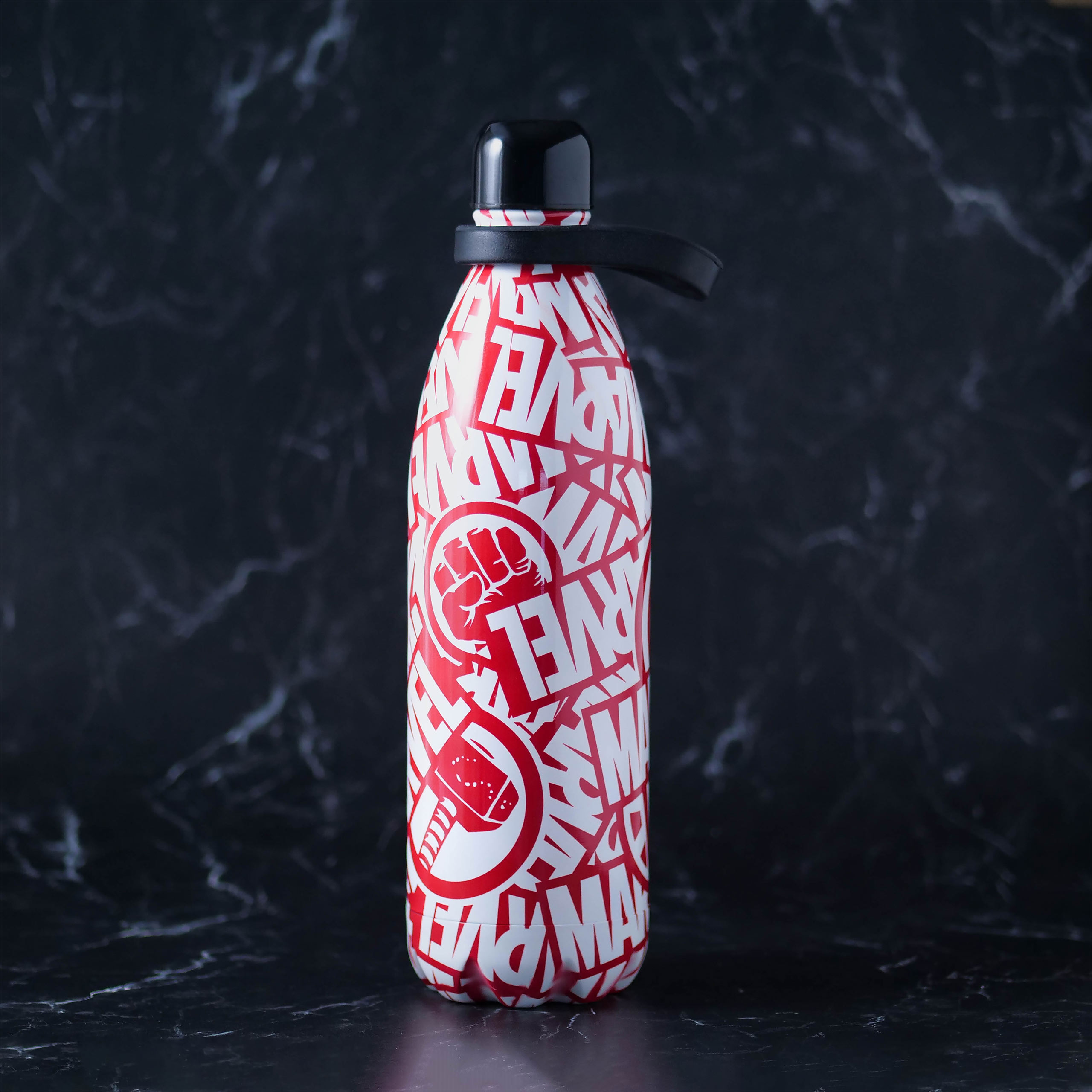 Marvel - Logo and Icons Water Bottle