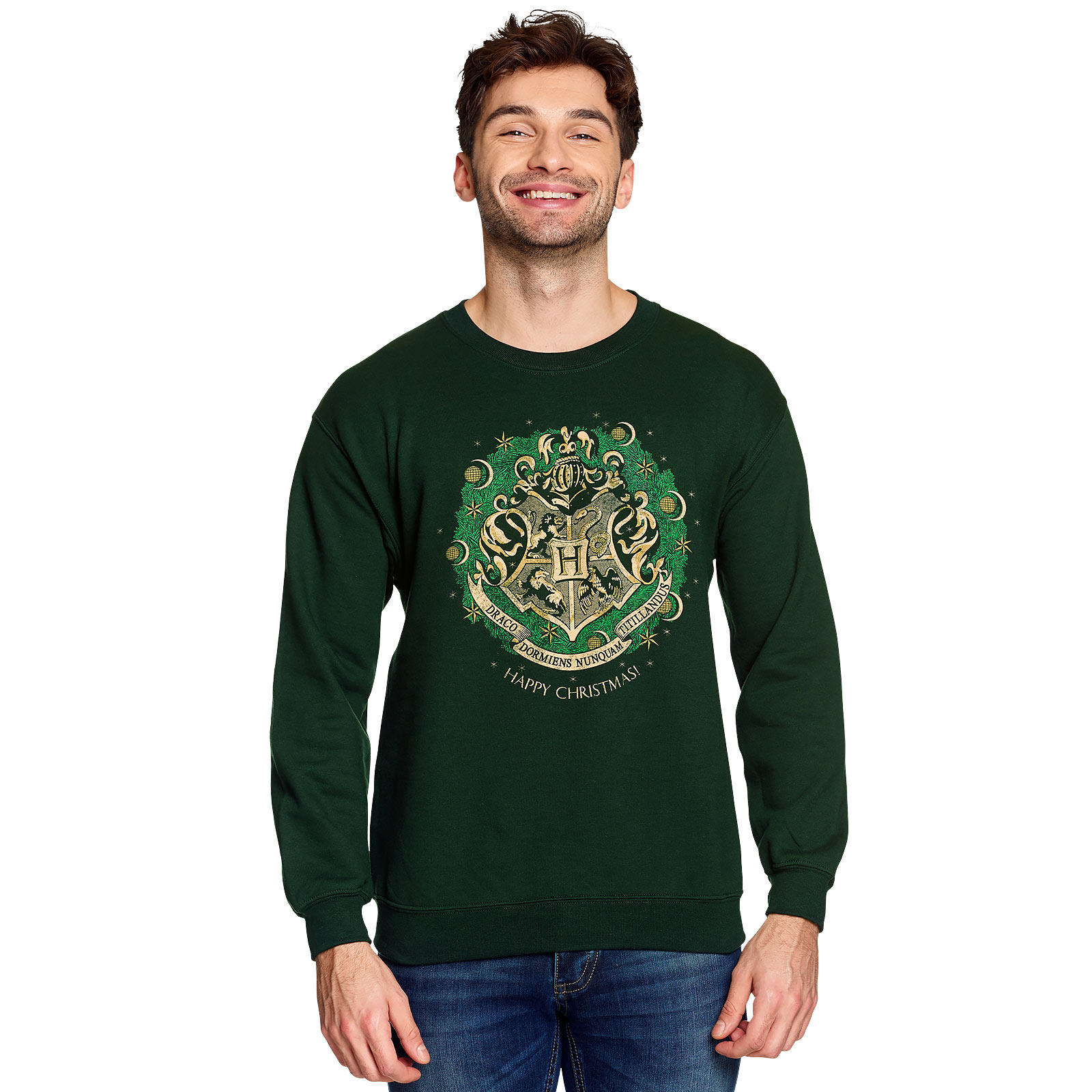 Harry Potter - Happy Hogwarts Sweater grün